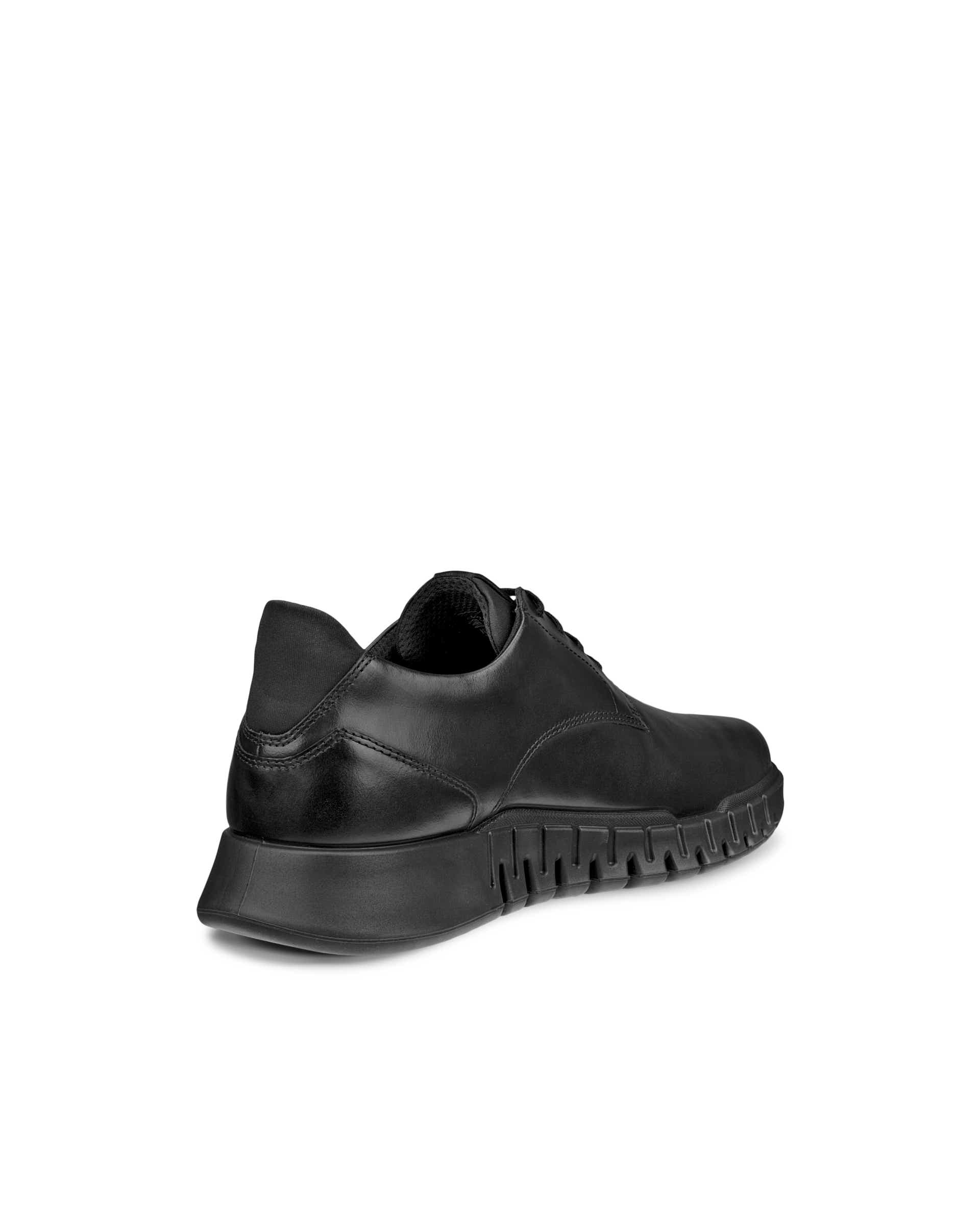 ECCO® Gruuv Studio chaussures sans lacet en cuir pour homme - Noir - Back