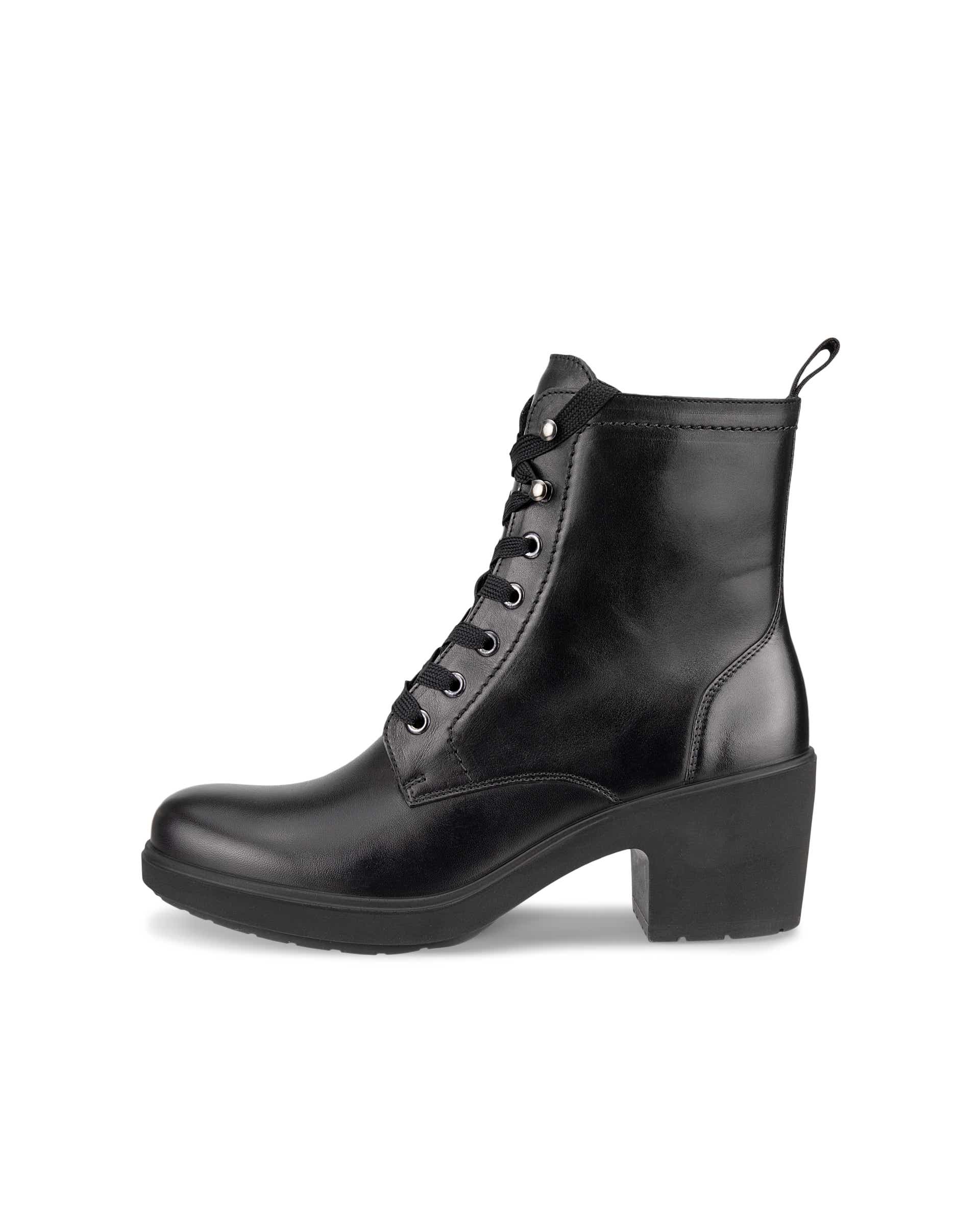 Women's ECCO® Metropole Zurich Leather Lace-Up Boot | Black Women's ECCO® Metropole Zurich Leather Lace-Up Boot | Black