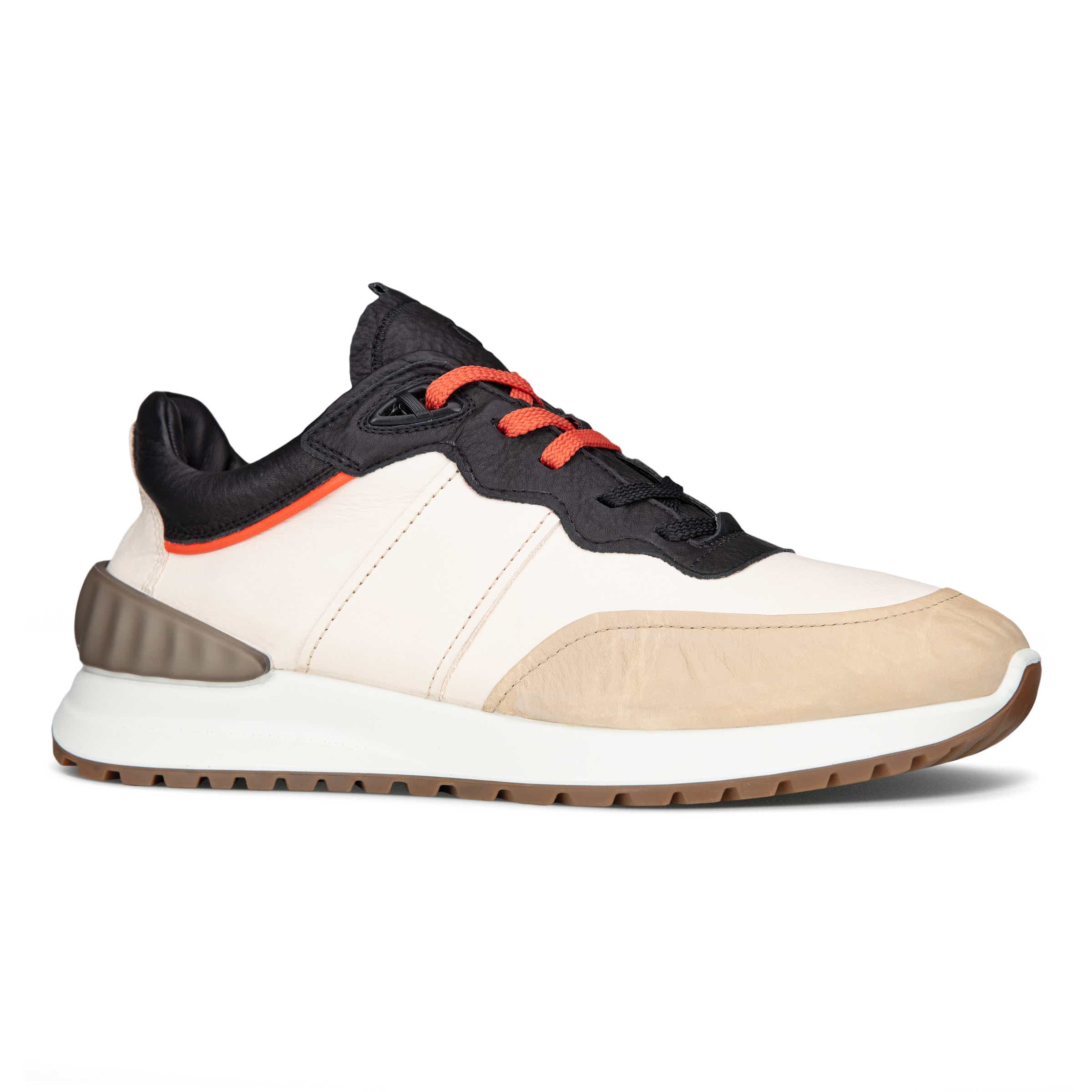 ECCO Astir メンズ レザースニーカー - ベージュ - Main