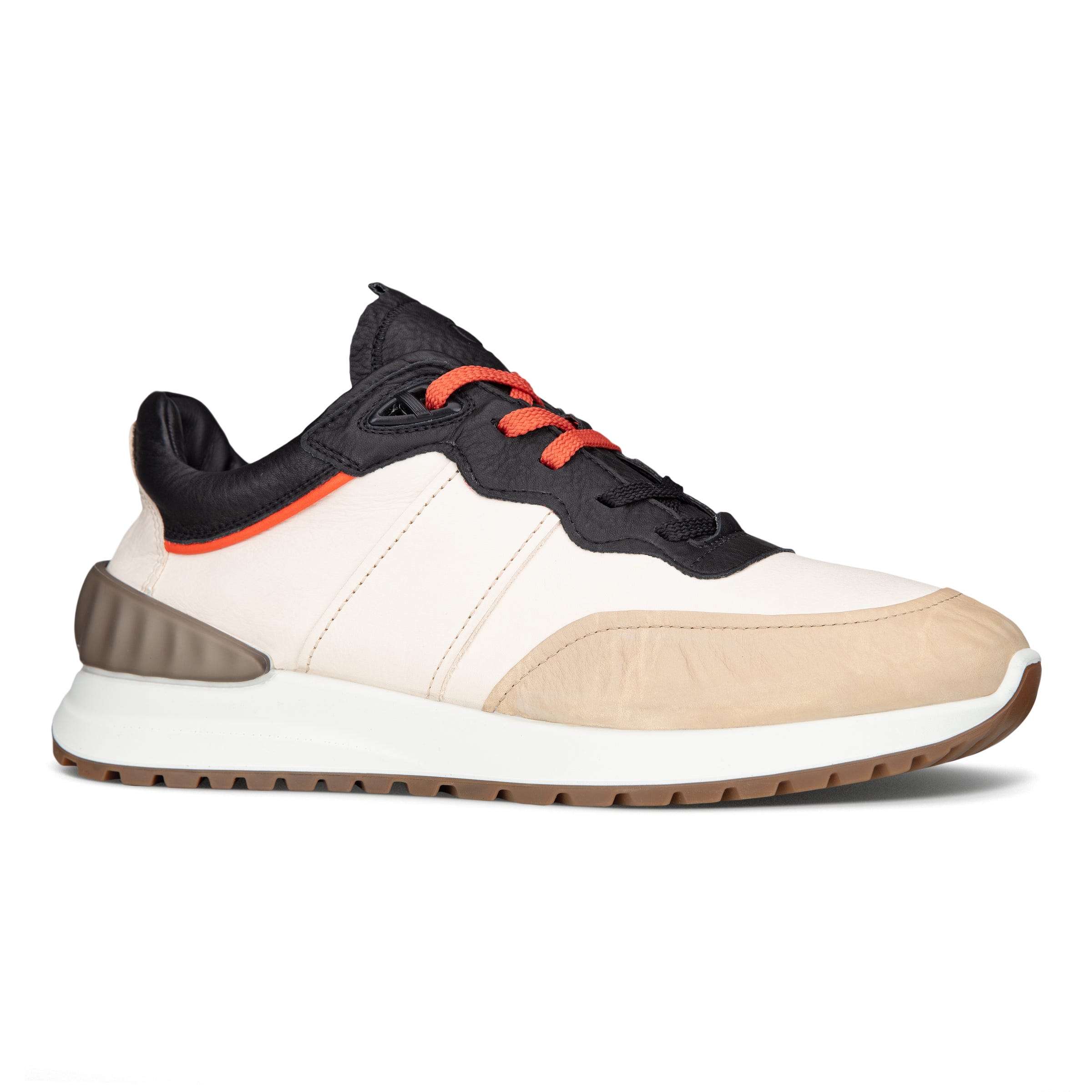 ECCO Astir メンズ レザースニーカー - ベージュ - Main