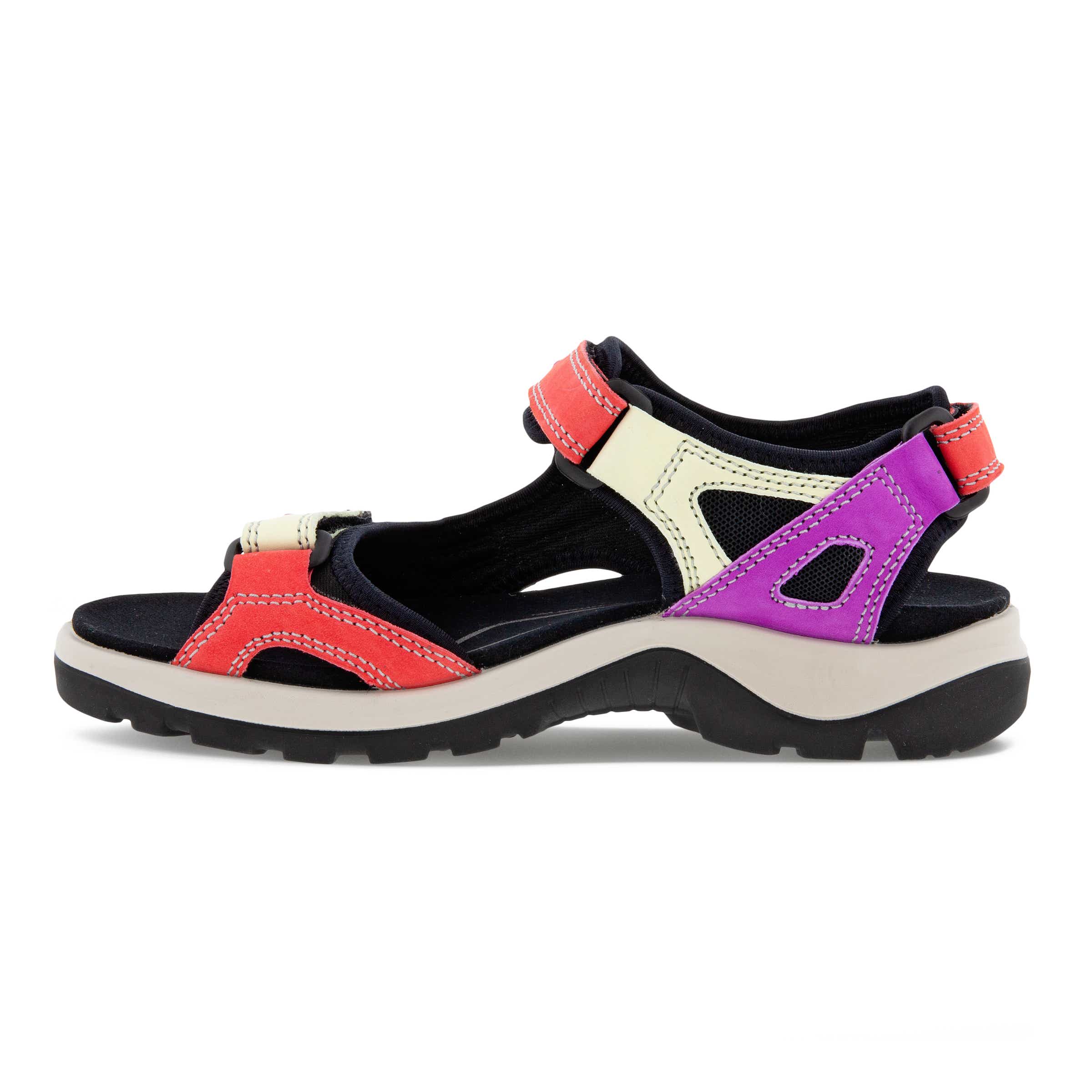 Women's ECCO® Offroad Nubuck Outdoor Sandal - Multicolour - Inside