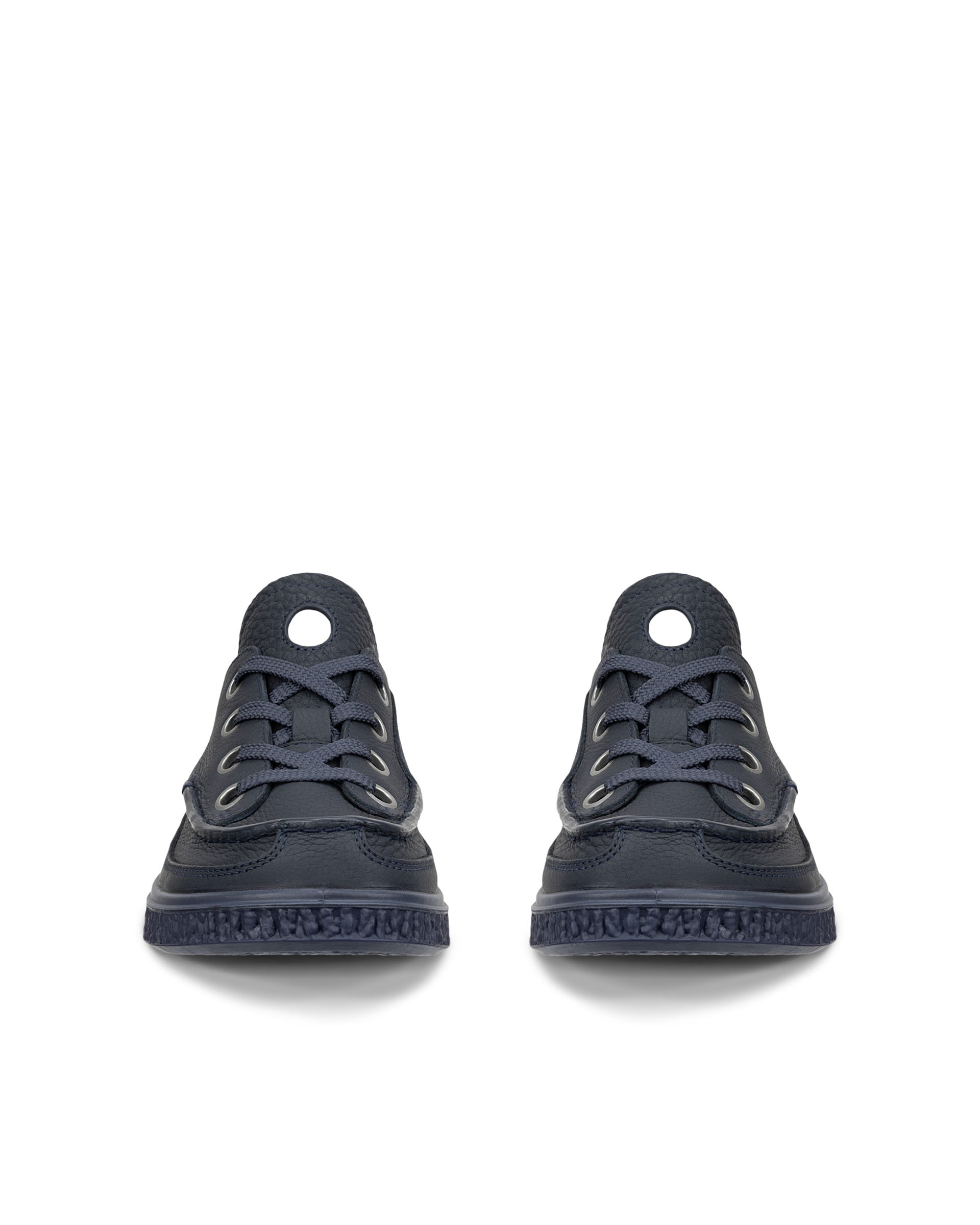 ECCO® WALKER 3.0 Moc-Toe-sko i skinn herr - Blå - Front pair