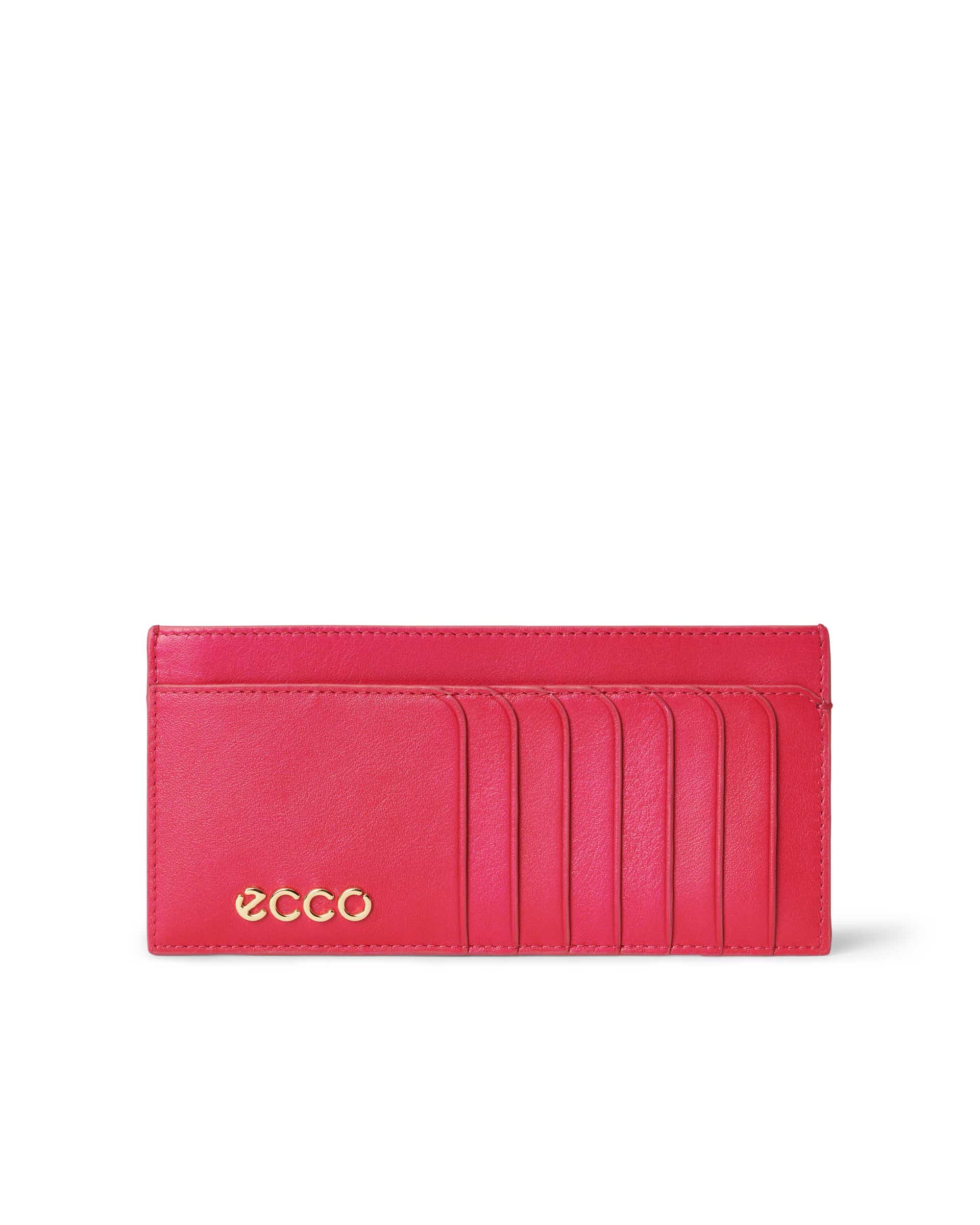 ECCO Wallet Soft Smooth レザーウォレット - ピンク - Main