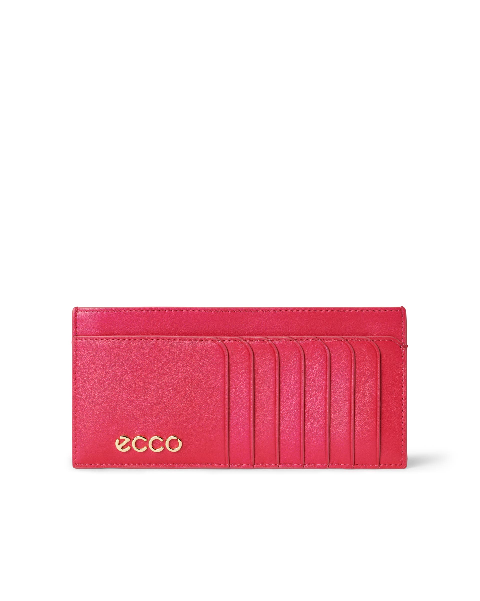 ECCO Wallet Soft Smooth レザーウォレット - ピンク - Main