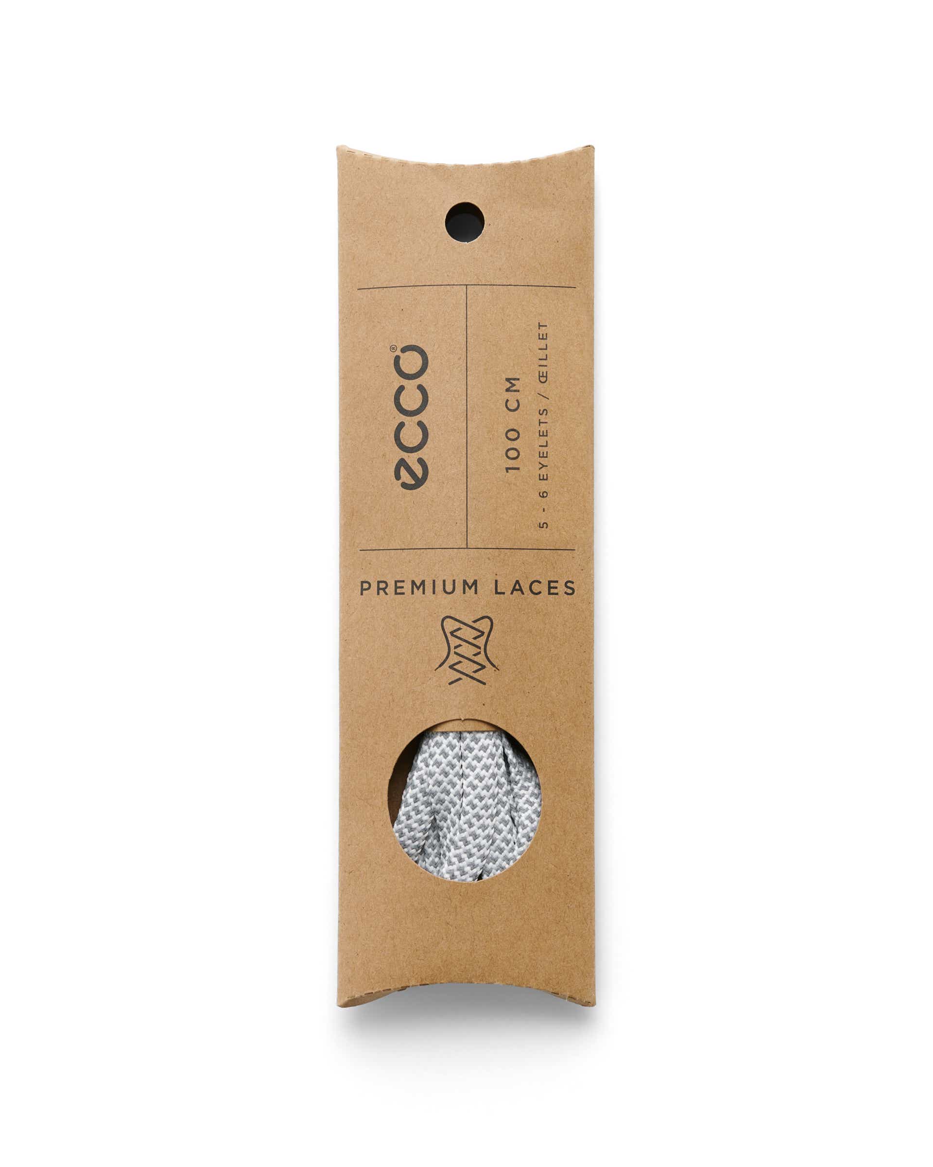 ECCO® Laces lapos cipőfűző - Fehér - Detail-2