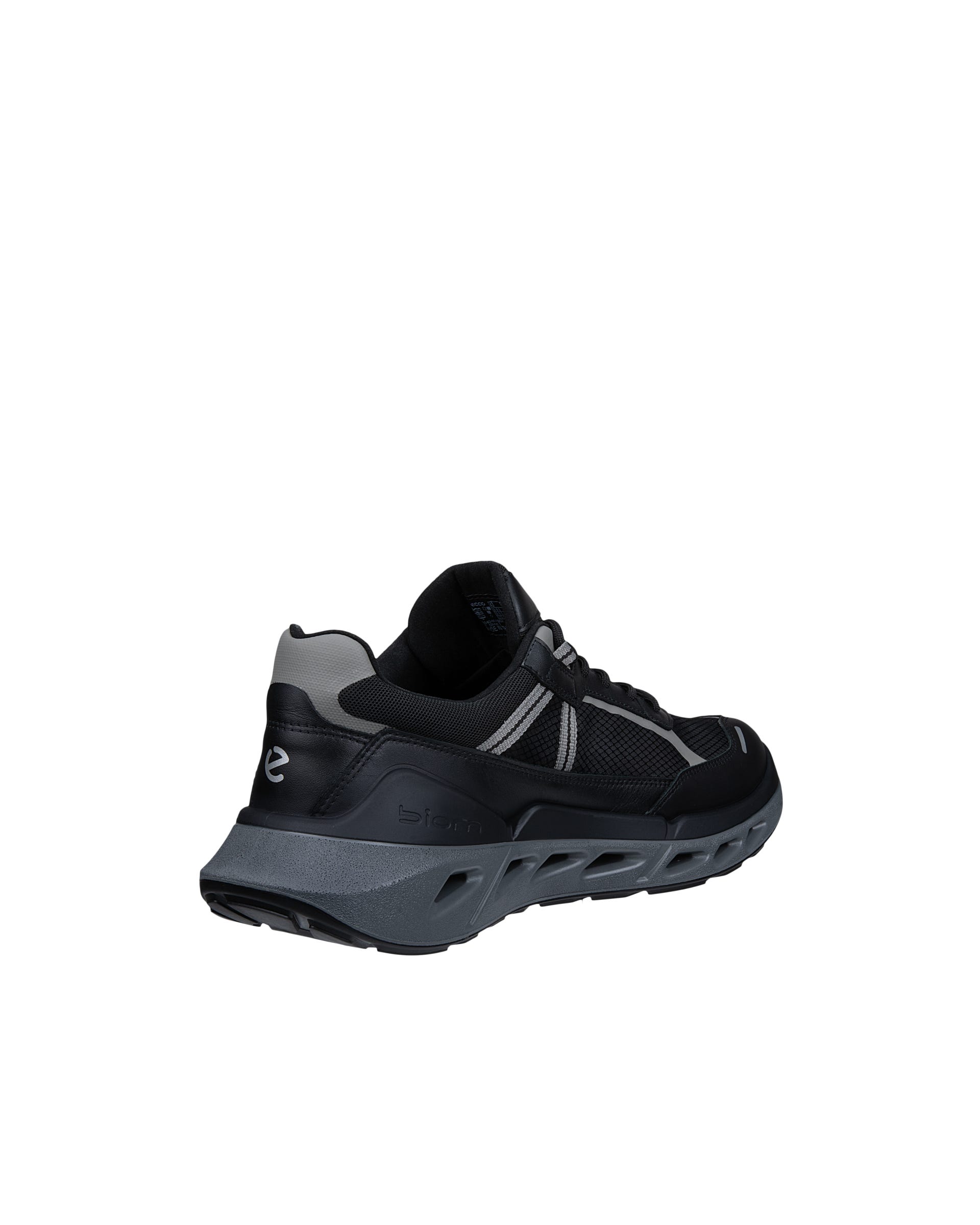 ECCO® BIOM 720 Gore-Tex sneaker i læder til herrer - Sort - Back