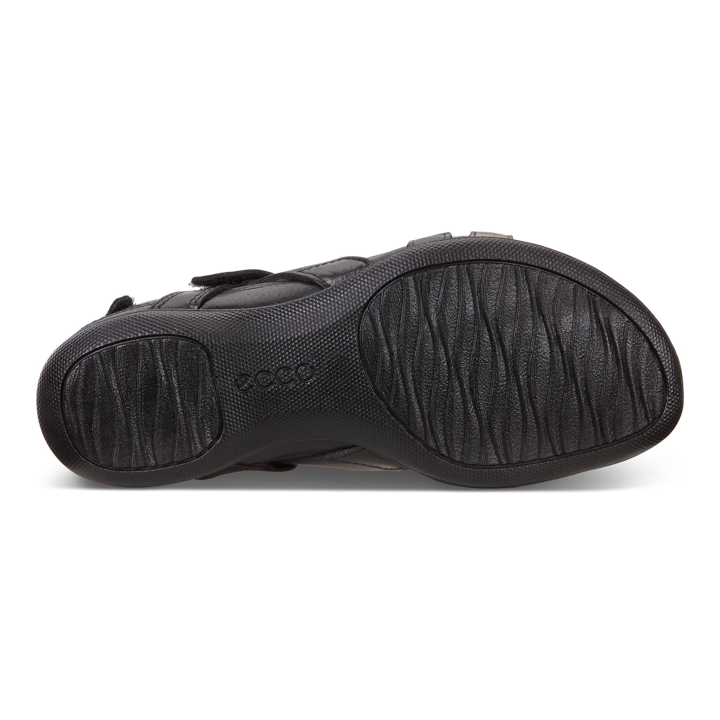 Women's ECCO® Flash Leather Sandal - Black - Sole