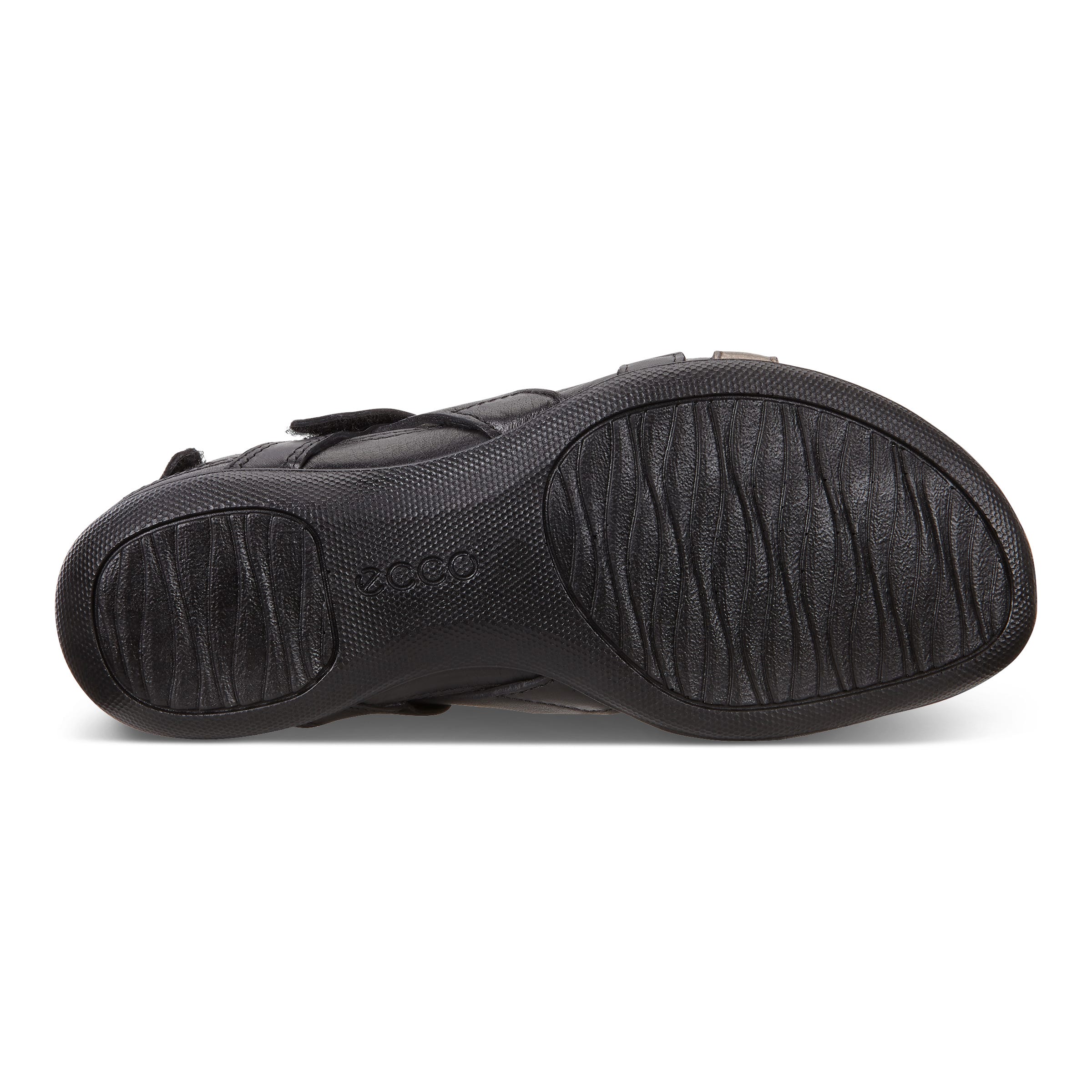 Women's ECCO® Flash Leather Sandal - Black - Sole