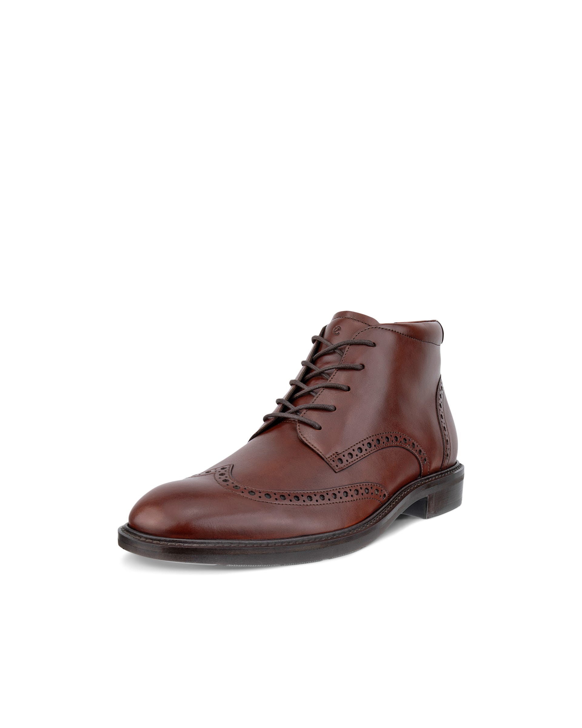Men's ECCO® METROPOLE PRAGUE Leather Ankle Boot - Brown - Outside