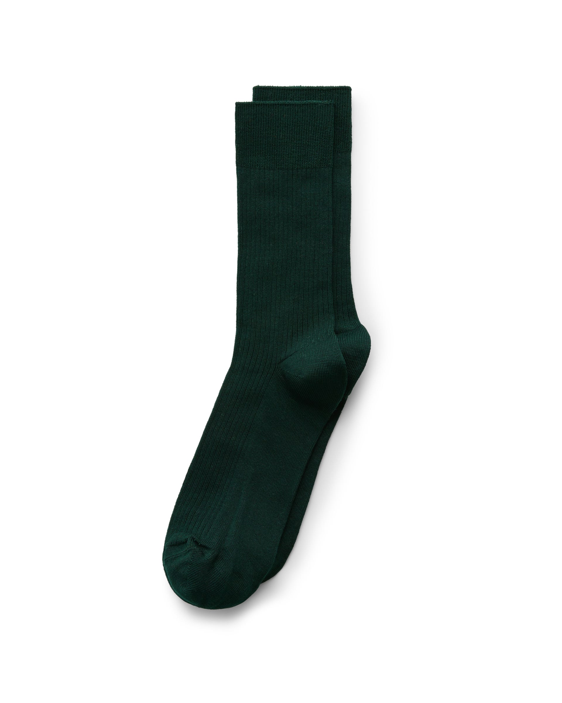 ECCO® CLASSIC WOMEN RIBBED MID Damen Gerippte Socken - Grün - Main