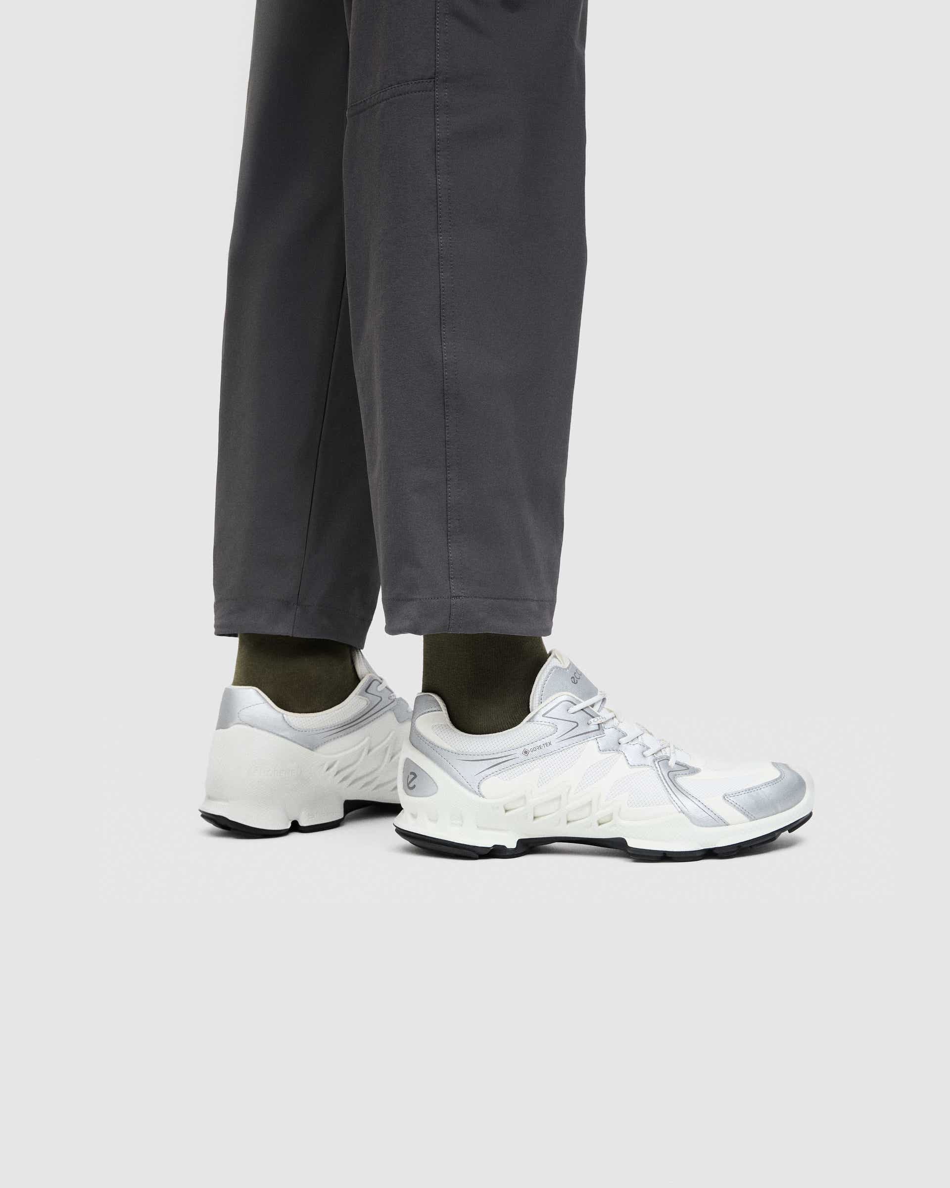 Men's ECCO® Biom Aex Textile Gore-Tex Sneaker - White - Lifestyle image-1