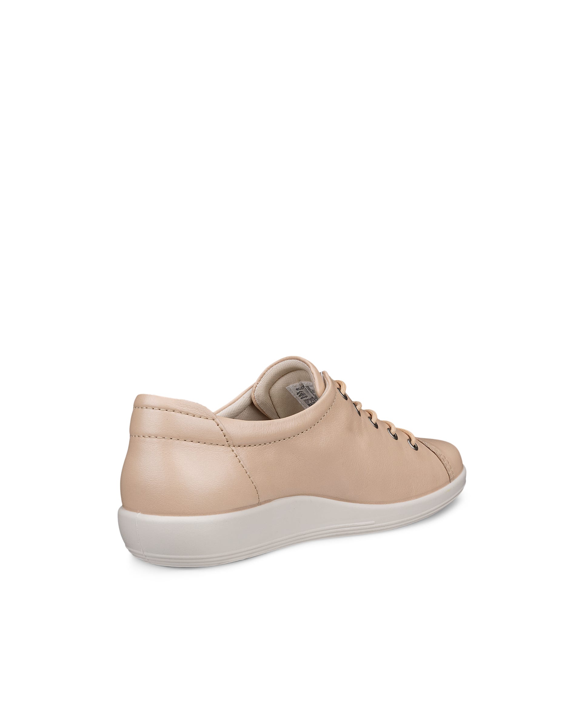 ECCO® SOFT 2.0 odiniai suvarstomi batai moterims - Smėlinė - Back