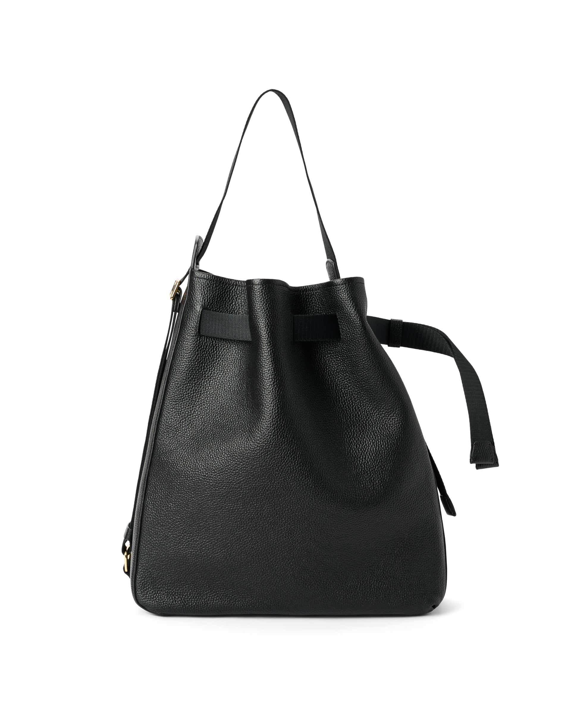 ECCO® Sail Sac hobo en cuir - Noir - Main