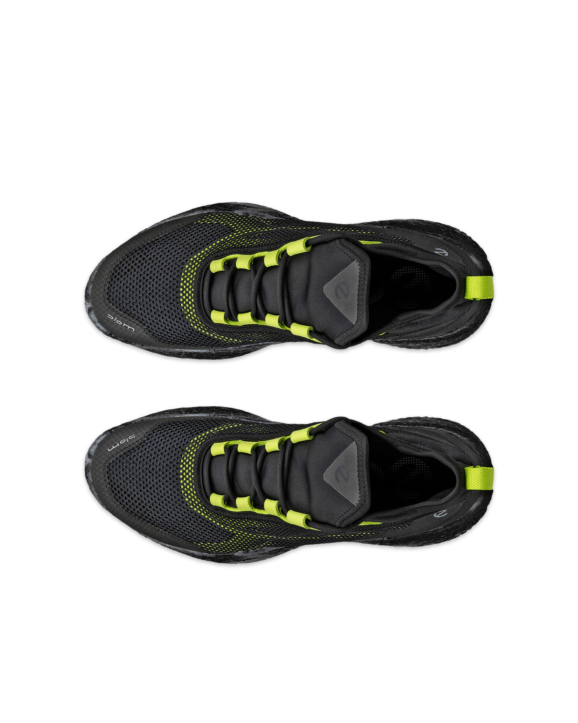 Men's ECCO® Golf Biom H5 Textile Golf Shoe - Black - Top left pair