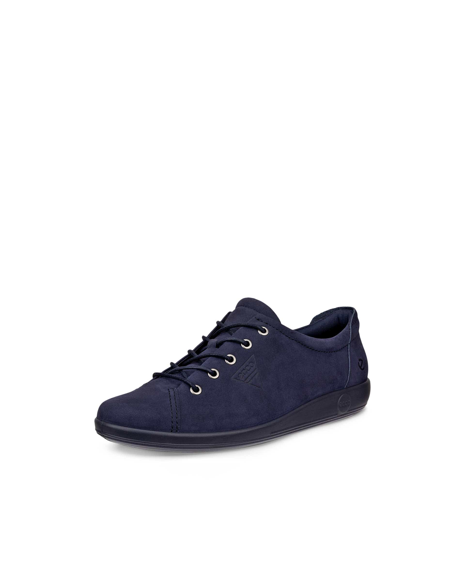 ECCO® Soft 2.0 Damen Sneaker aus Nubukleder - Blau - Main
