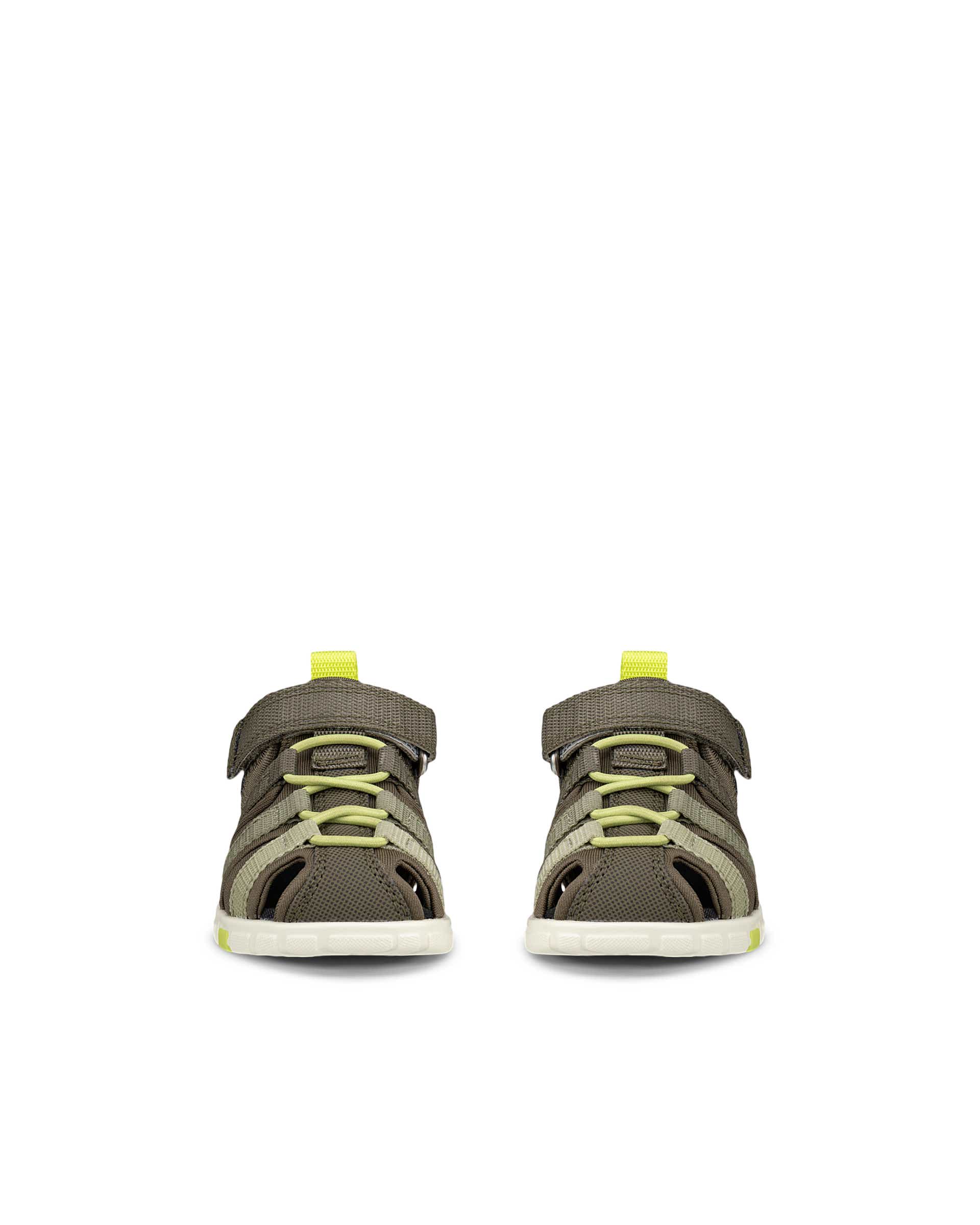 Kids' ECCO® MINI STRIDE SANDAL Fisherman Sandal - Green - Front pair