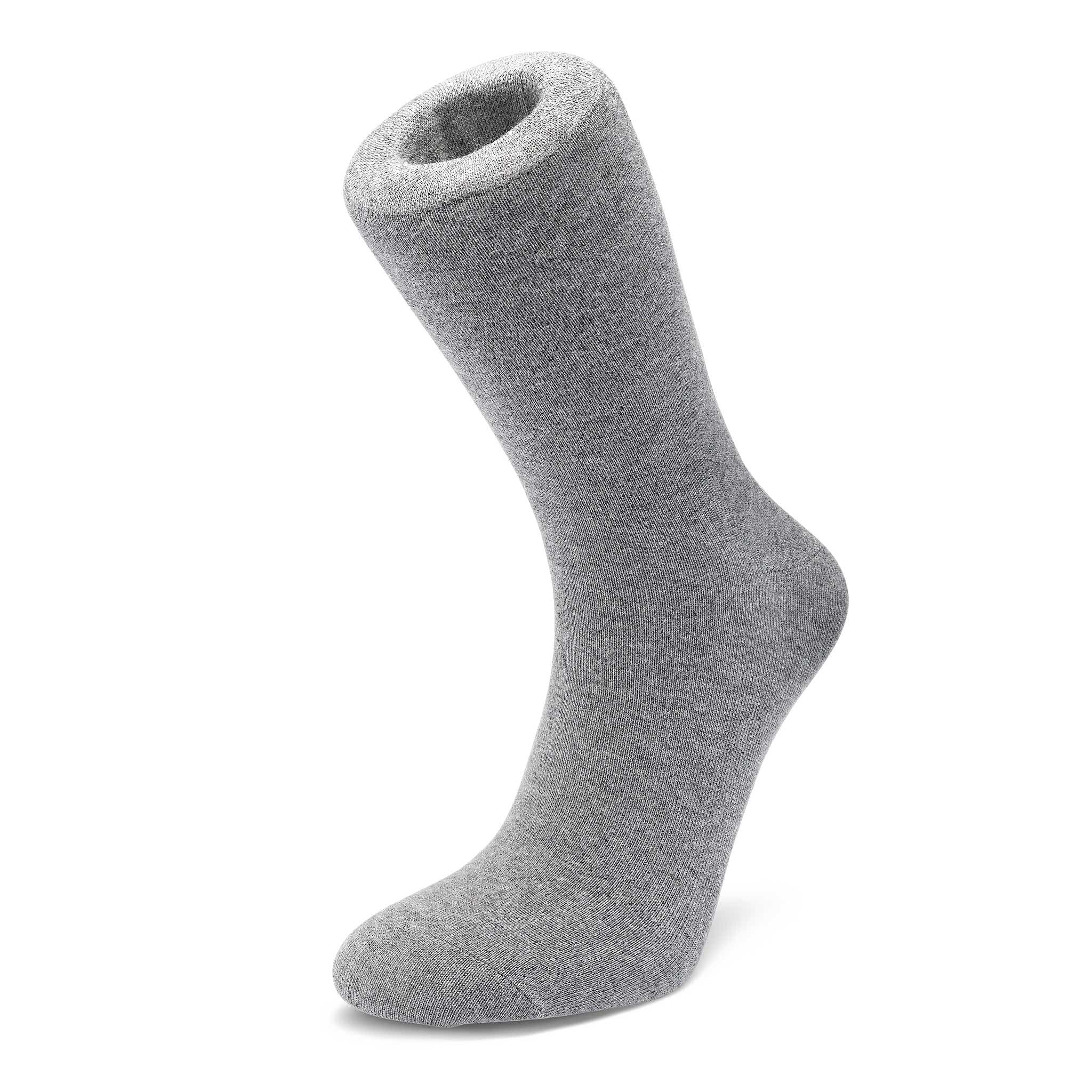 Unisex ECCO® Soft Touch Crew Socks - Grey - Detail-2