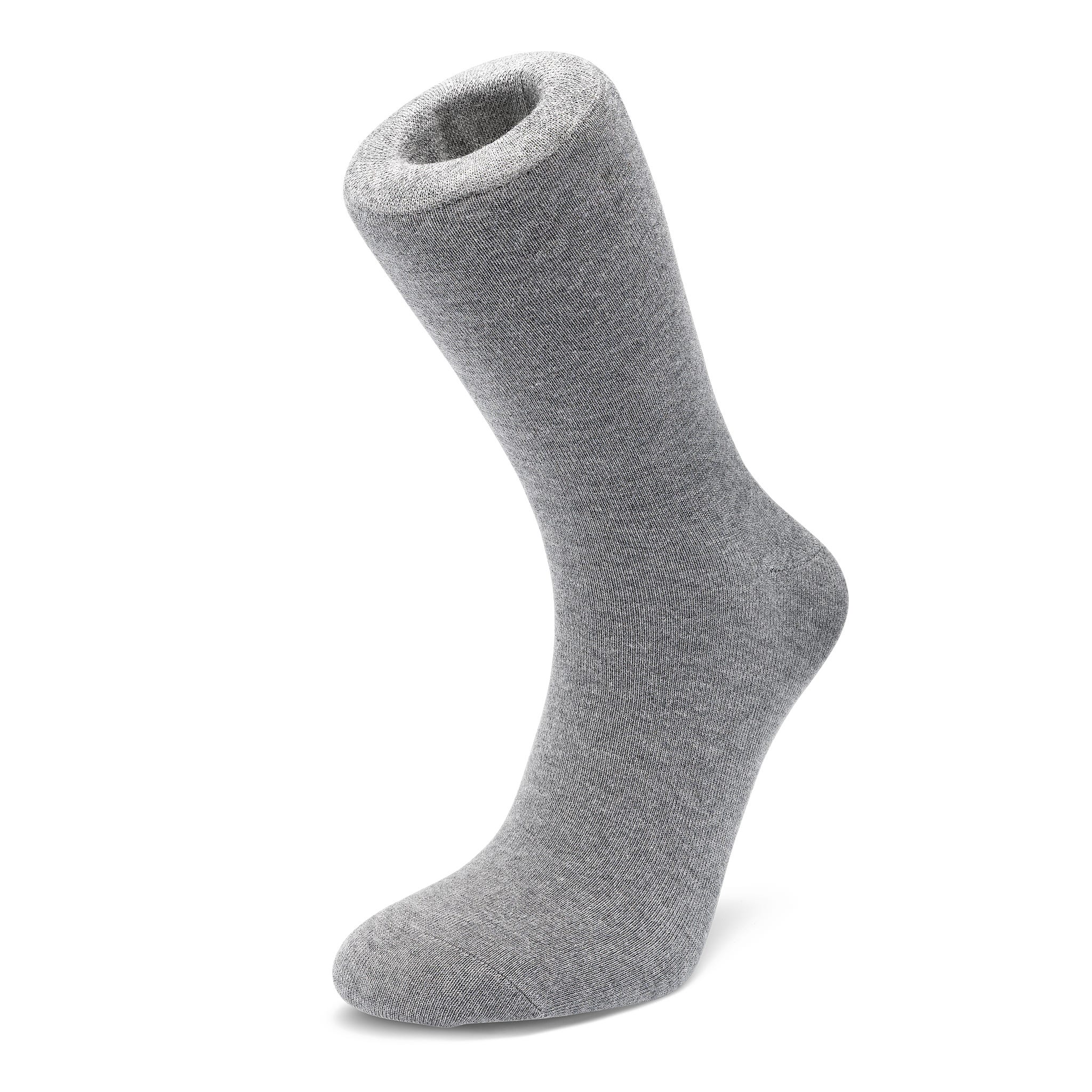 Unisex ECCO® Soft Touch Crew Socks - Grey - Detail-2