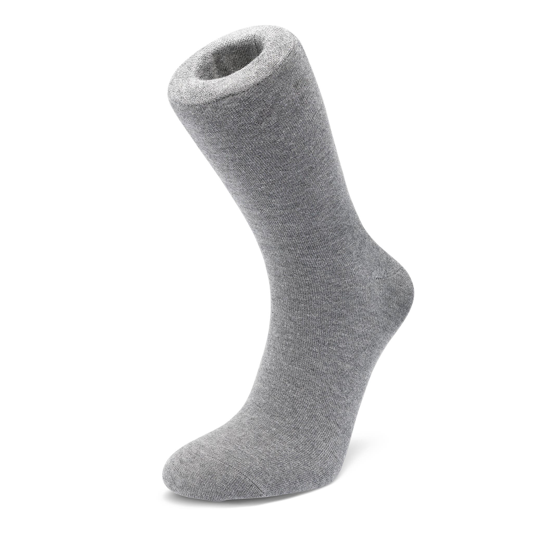 Unisex ECCO® Soft Touch Crew Socks - Grey - Detail-2