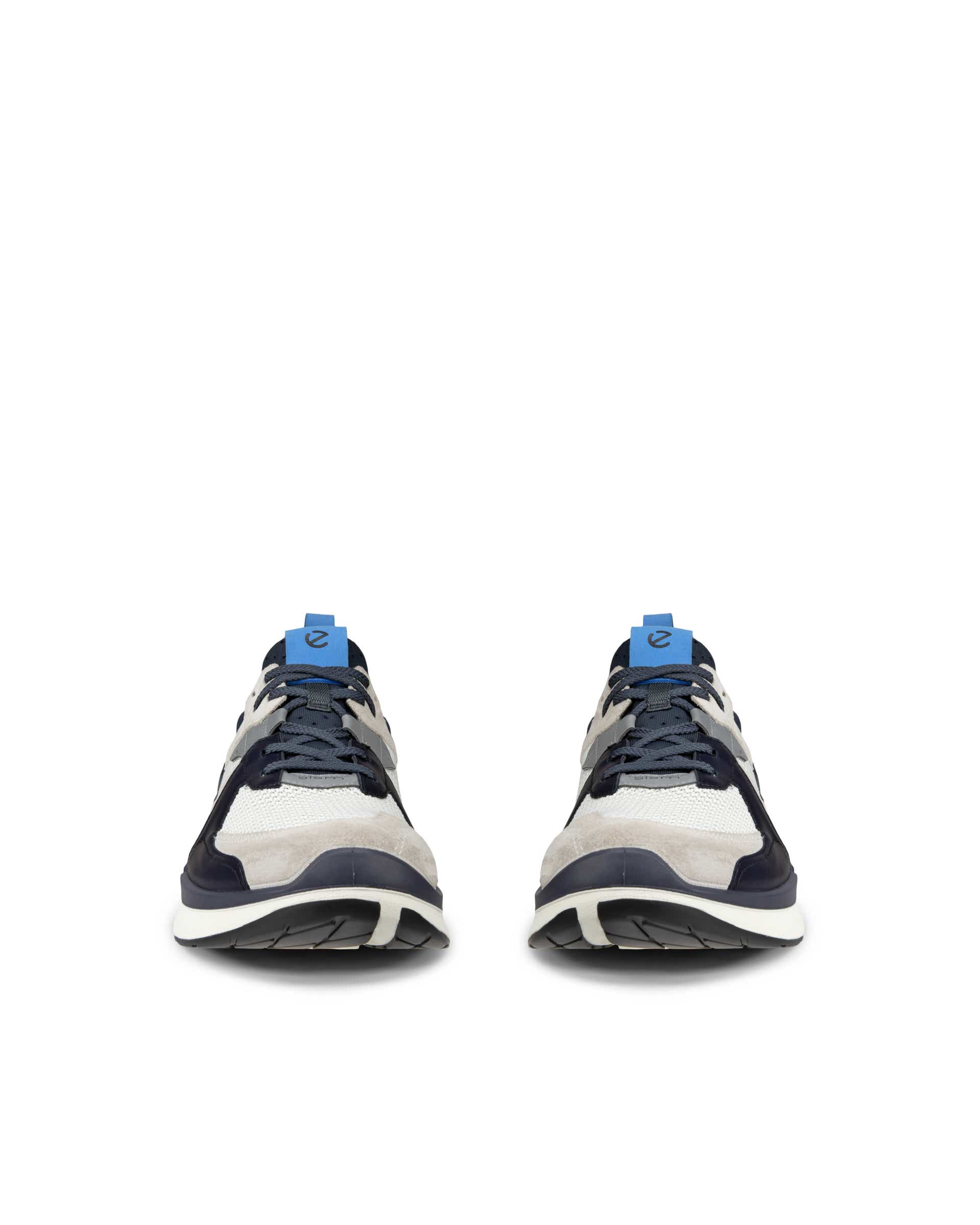 Men's ECCO® BIOM 2.2 Suede Sneaker - Blue - Front pair