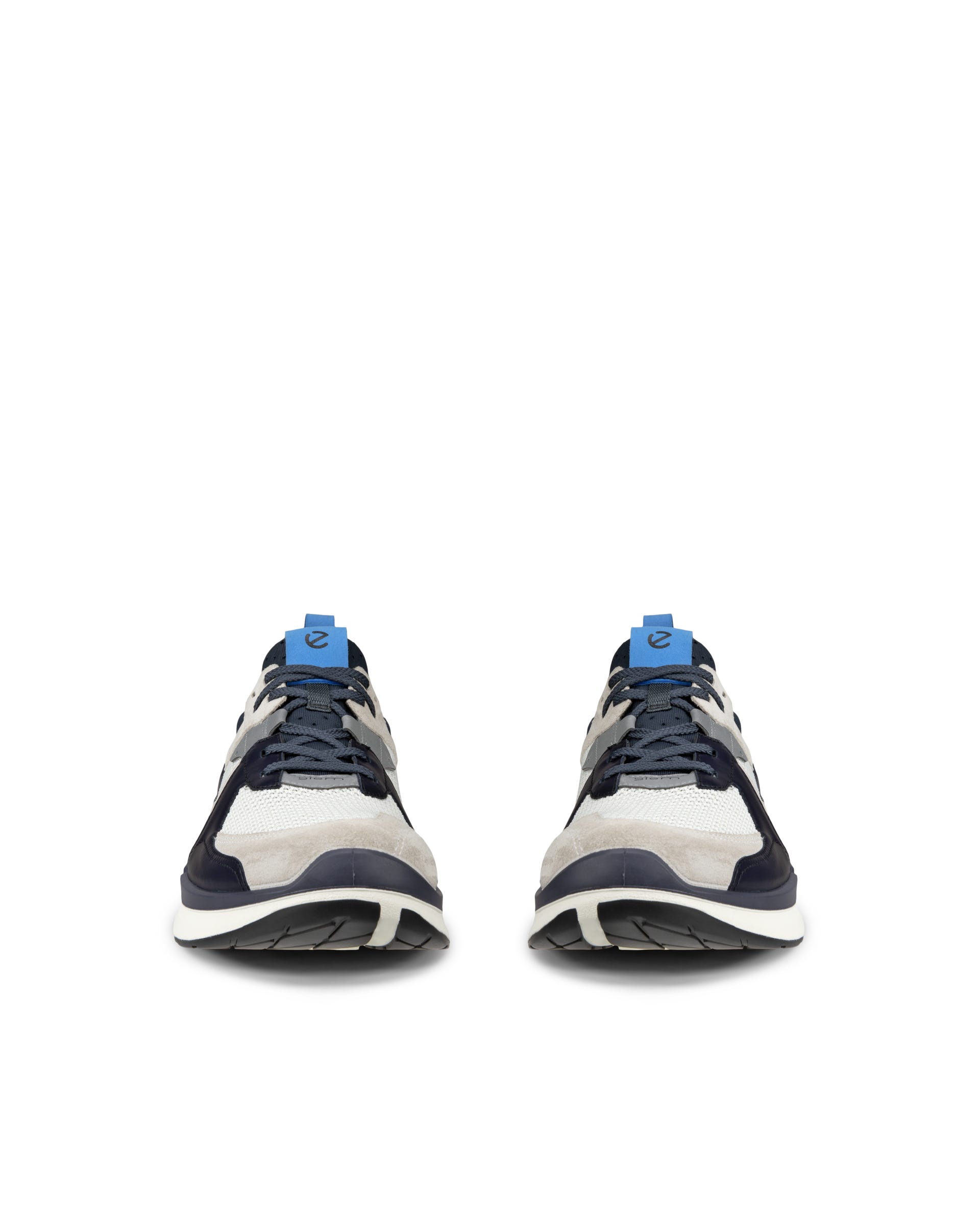 Men's ECCO® BIOM 2.2 Suede Sneaker - Blue - Front pair