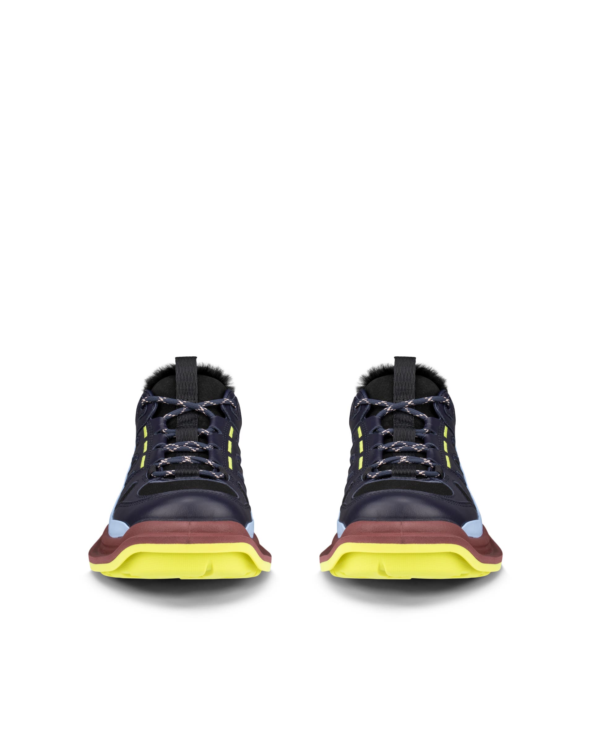 ECCO OFFROAD WOMEN ウィメンズ レザーシューズ - ブルー - Front pair