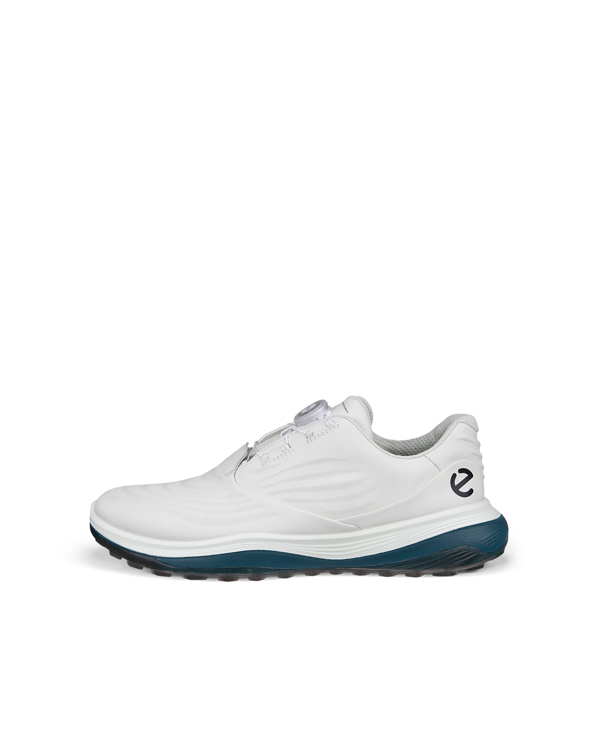 ECCO ☆ゴルフシューズ26.5cm ホワイト ☆新品未使用 ECCO LT1 GOLF LACE Men メンズ レザーウォータープルーフゴルフ