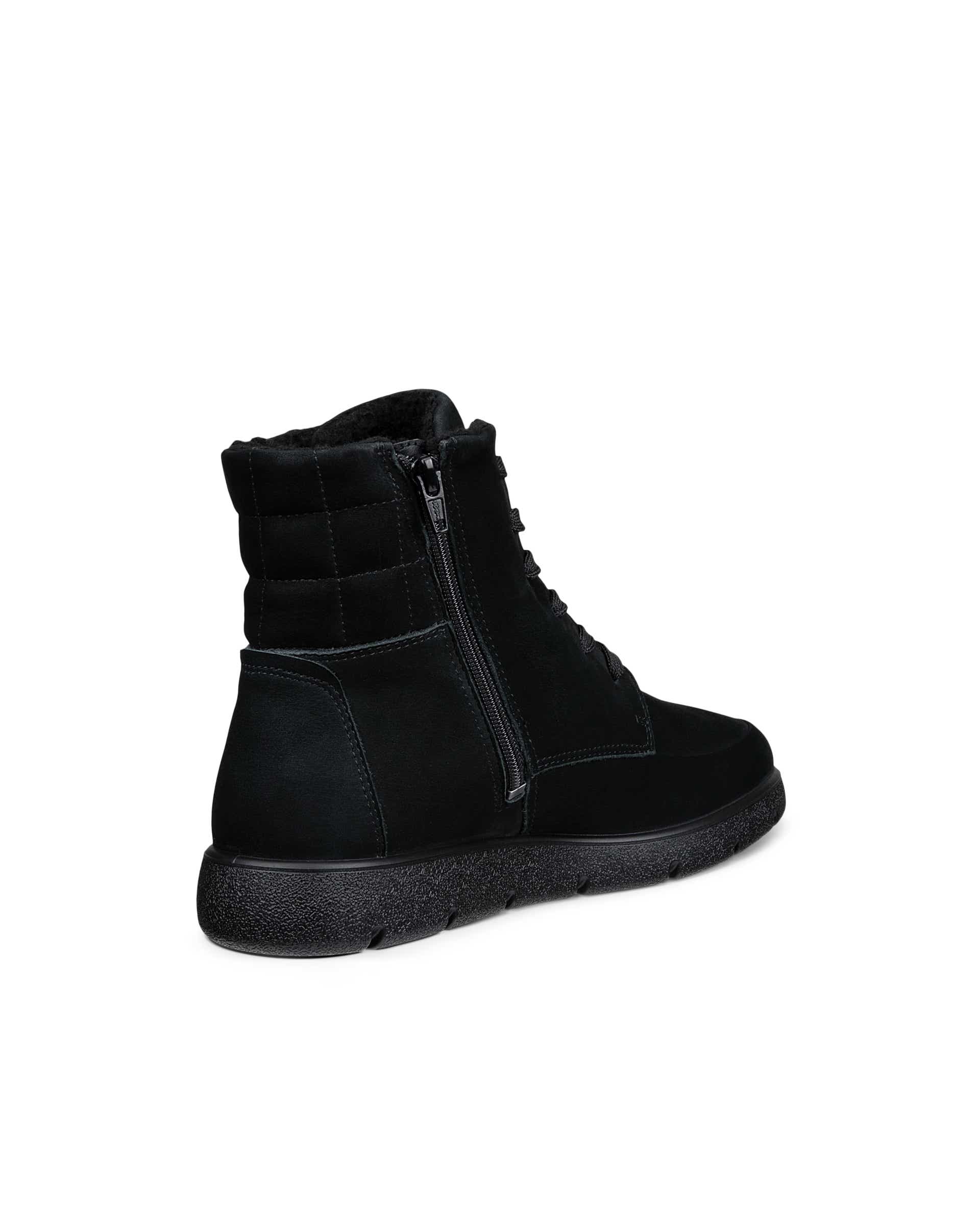 ECCO® BELLA 2 vinterstøvle i vandtæt i nubuck til damer - Sort - Back