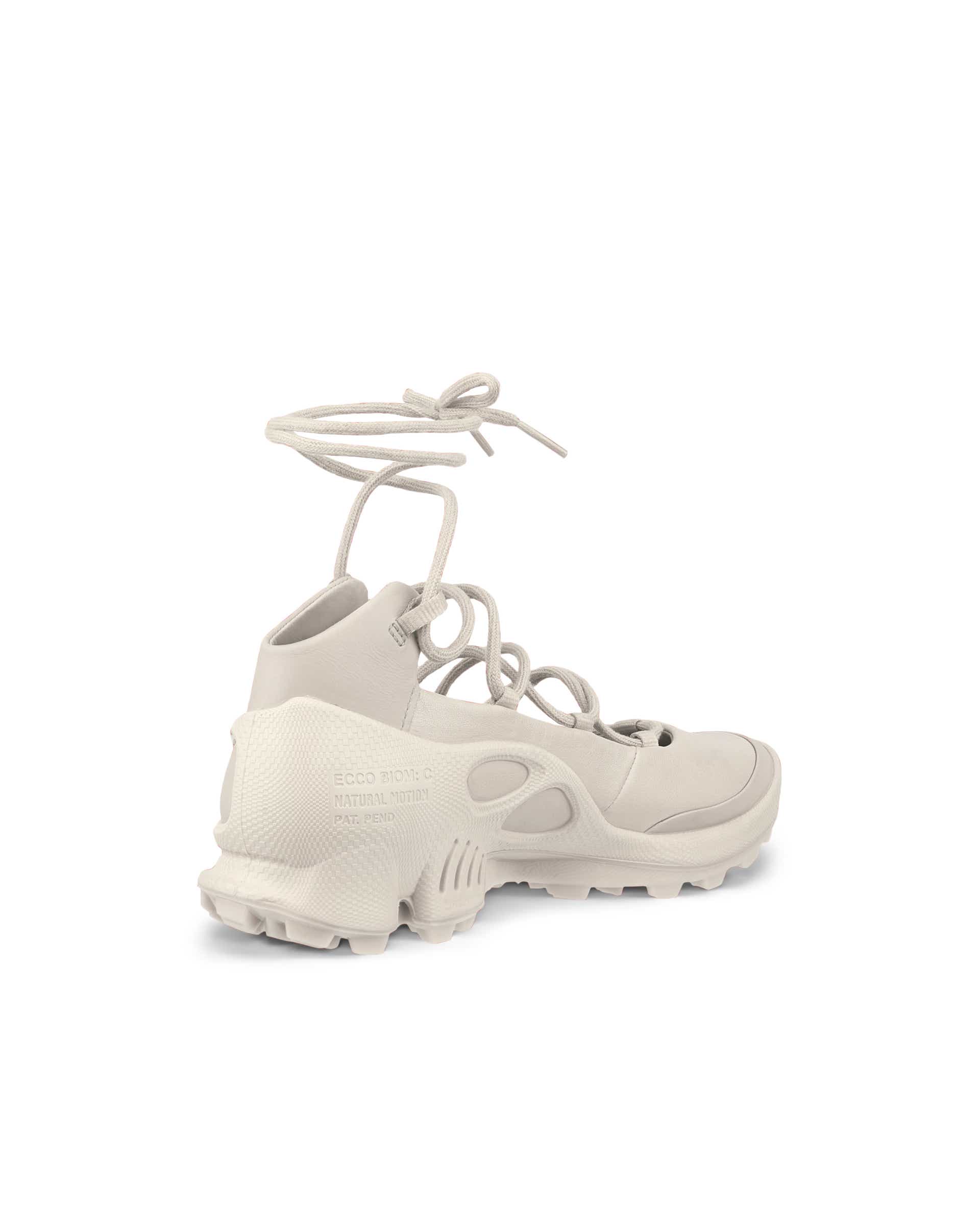 ECCO® BIOM C-Trail Damen Ledersneaker - Beige - Back