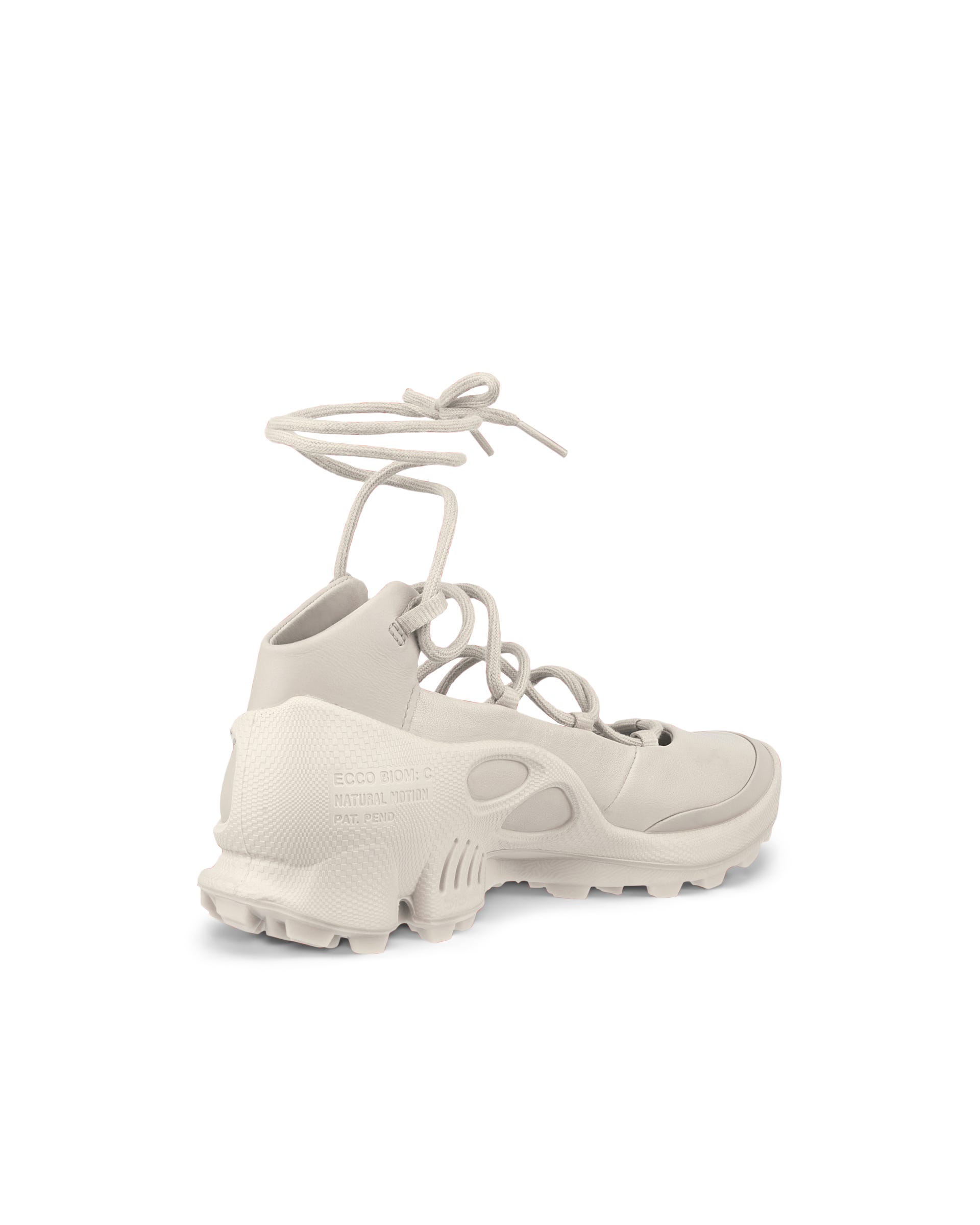 Zapatillas de piel ECCO® BIOM C-Trail para mujer - Beige - Back