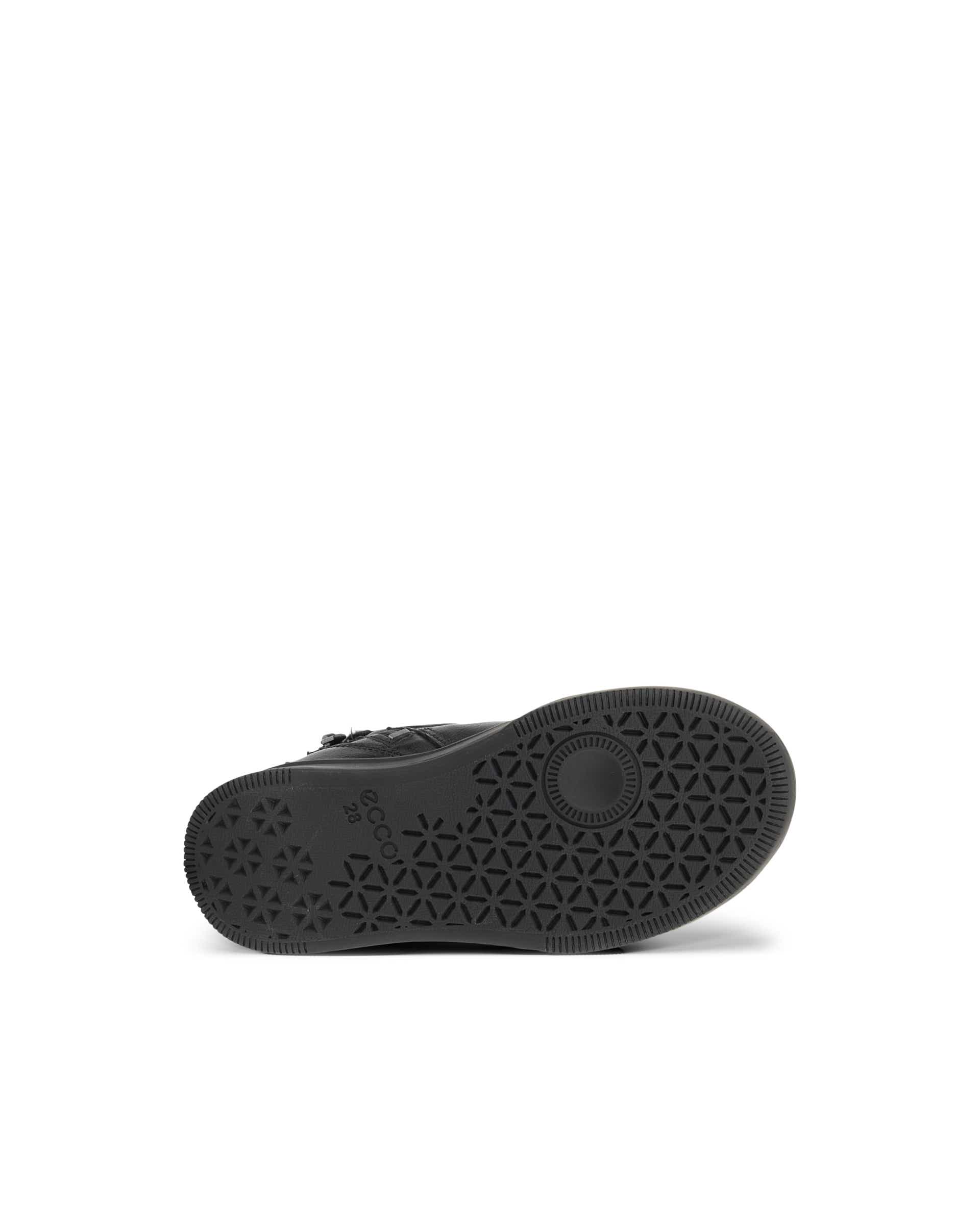 Ténis bota couro criança ECCO® STREET COURT K - Preto - Sole