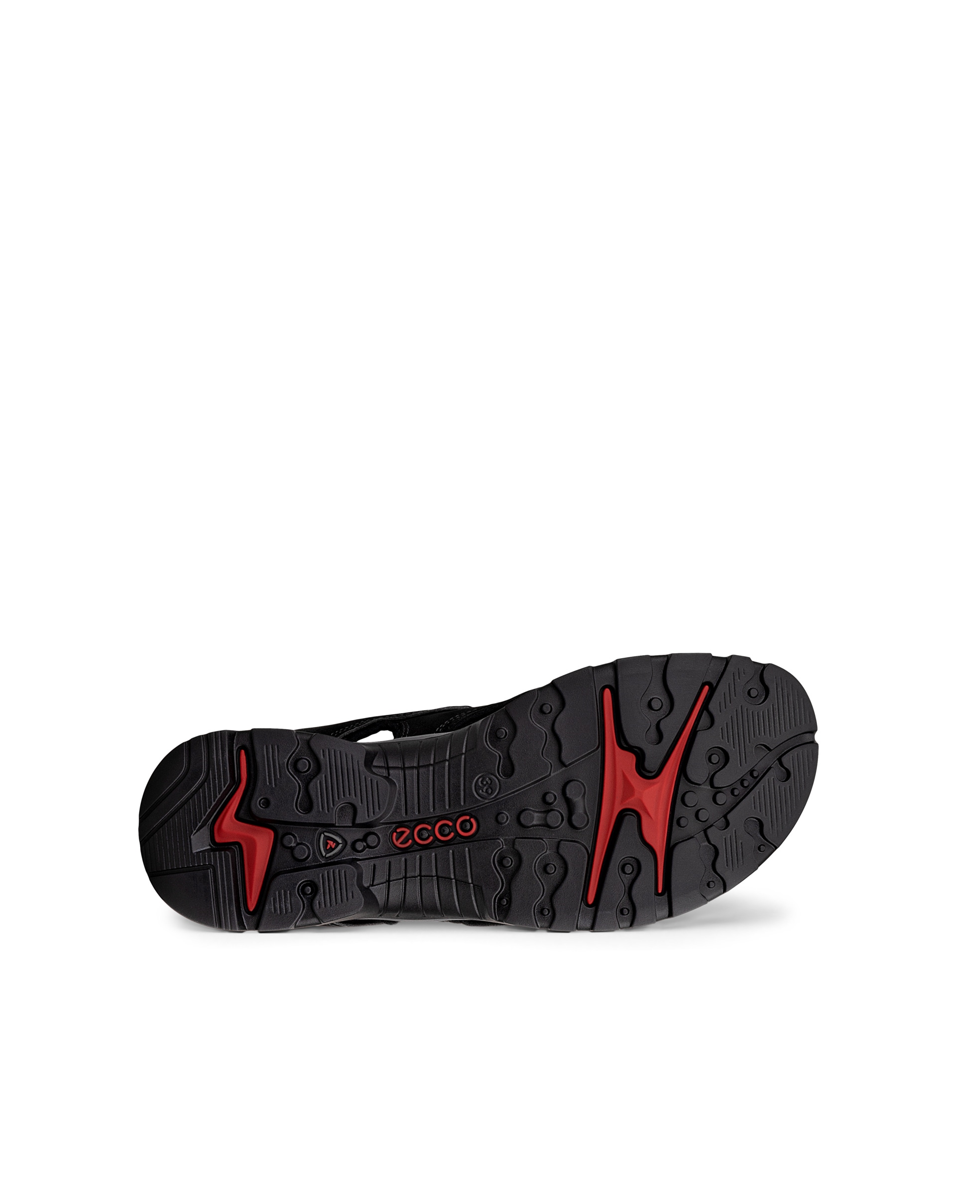Dámské nubukové outdoorové sandály ECCO® Offroad - Černá - Sole