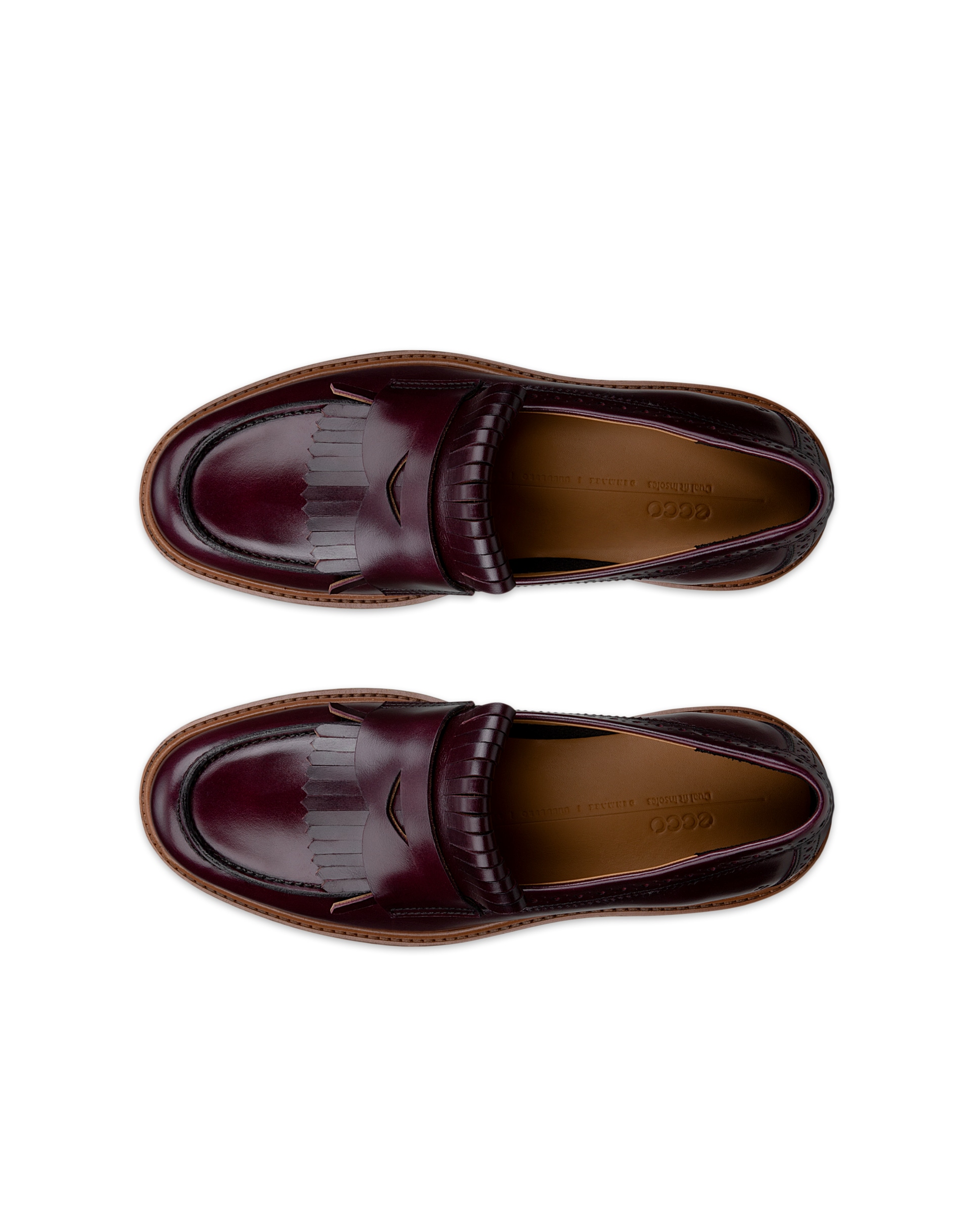 ECCO METROPOLE OSLO W LOAFER - Red - Top left pair