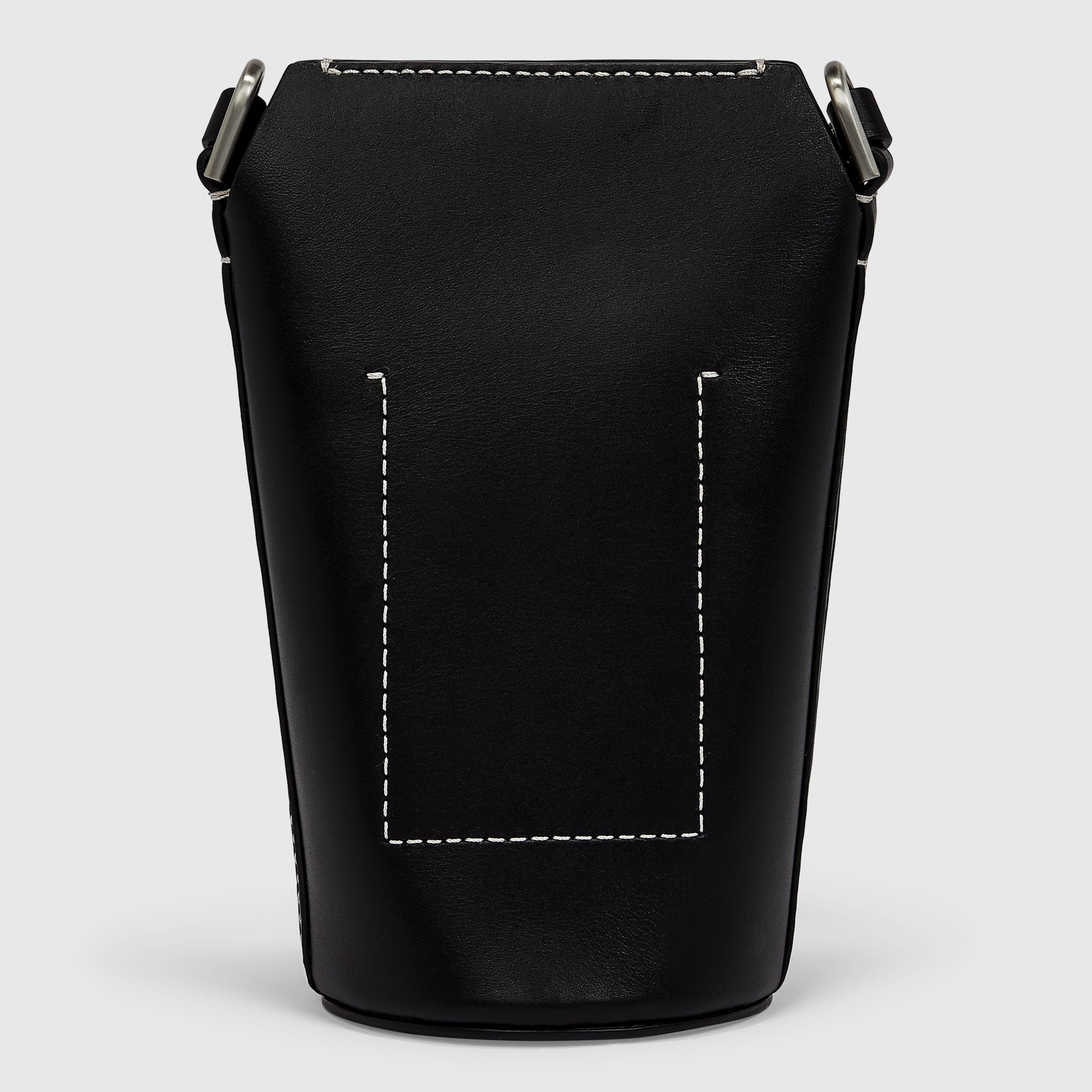 ECCO® E Leather Crossbody Bag - Black - Back