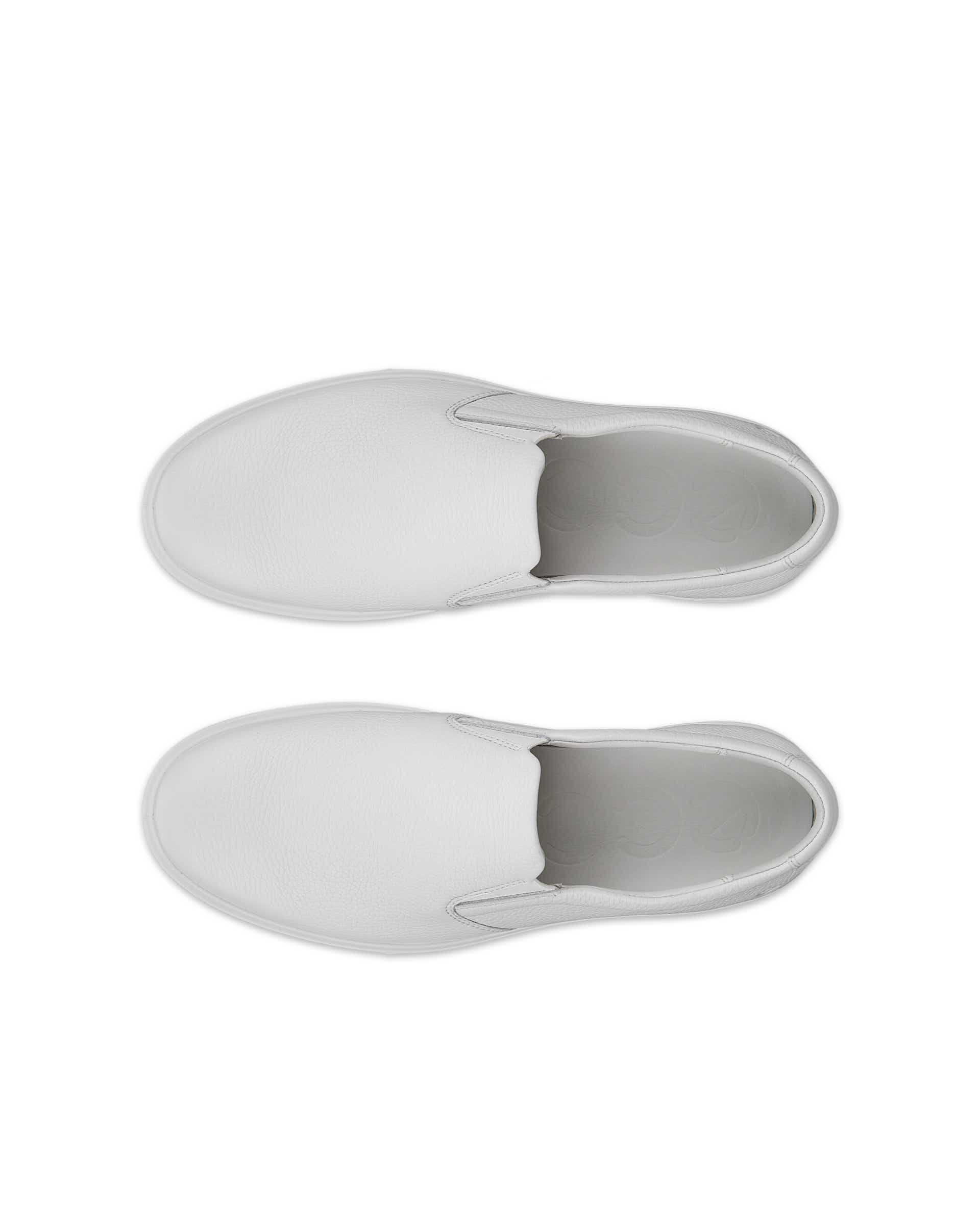 ECCO® Soft 60 Herren Ledersneaker - Weiß - Top left pair