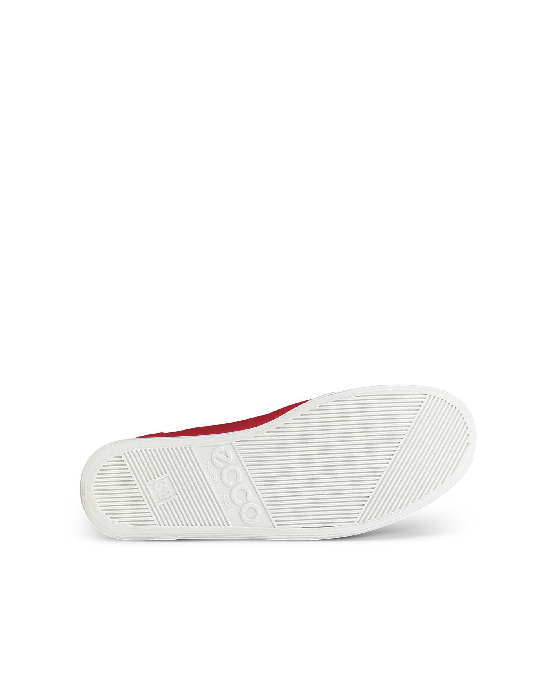 Women's ECCO® Soft 2.0 Leather Walking Shoe - Red - Sole