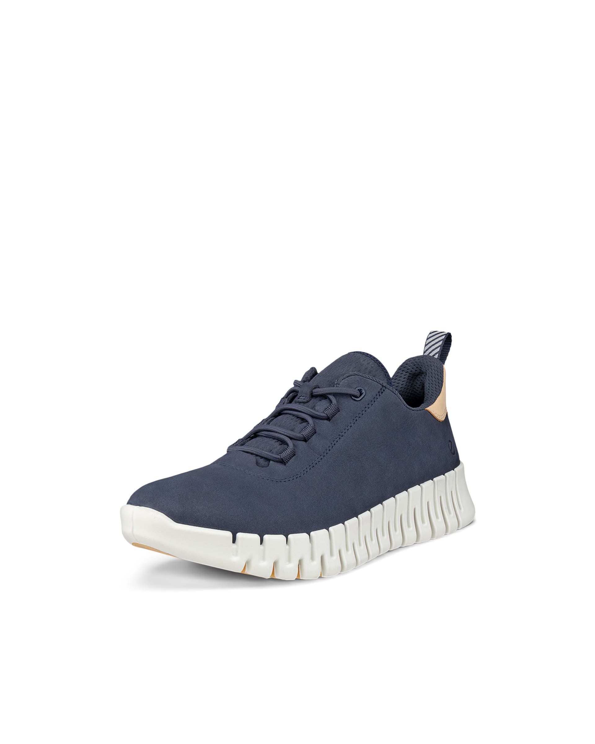 Women's ECCO® GRUUV Nubuck Trainer - Blue - Main