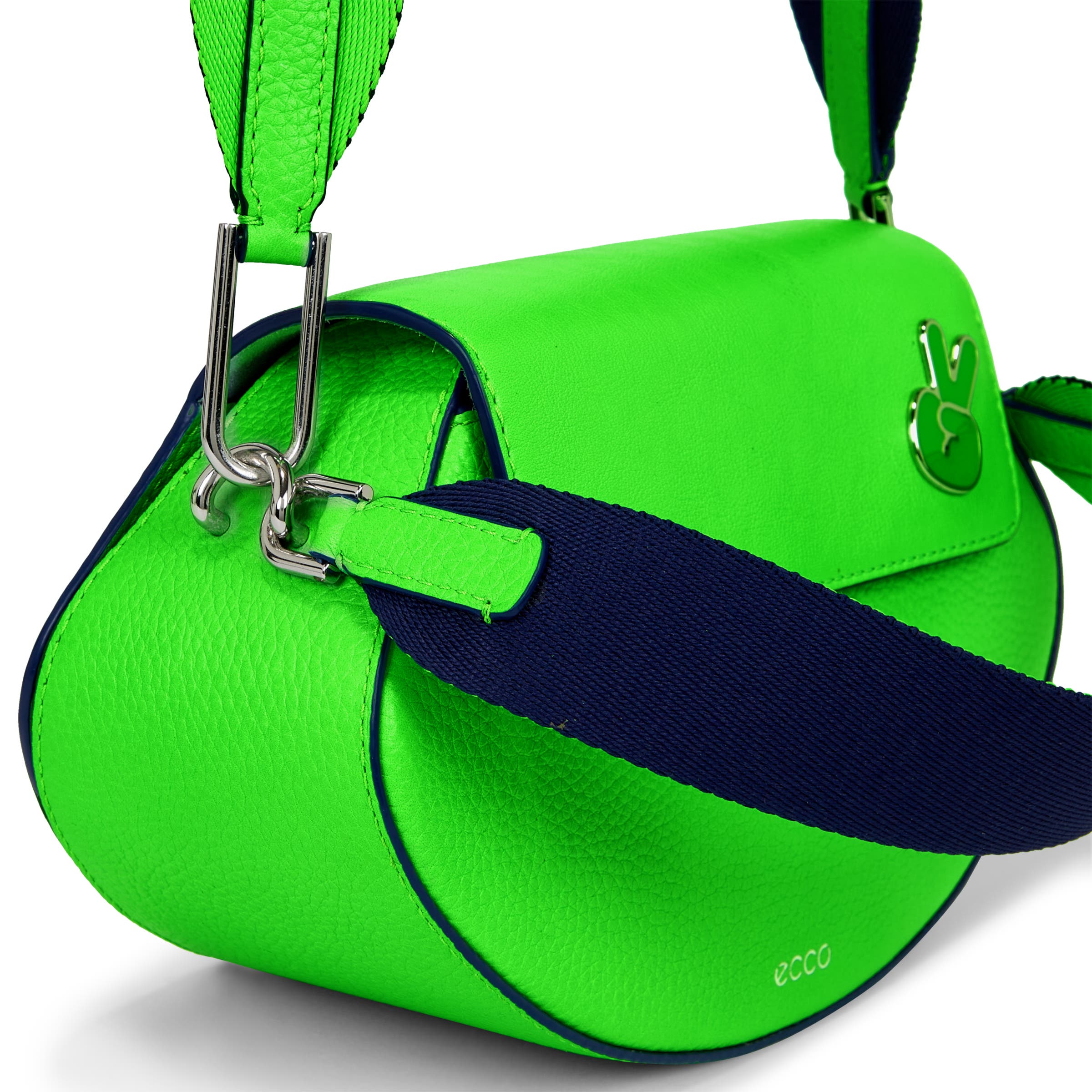 ECCO Weeble Cool Sign レザークロスボディバッグ | グリーン