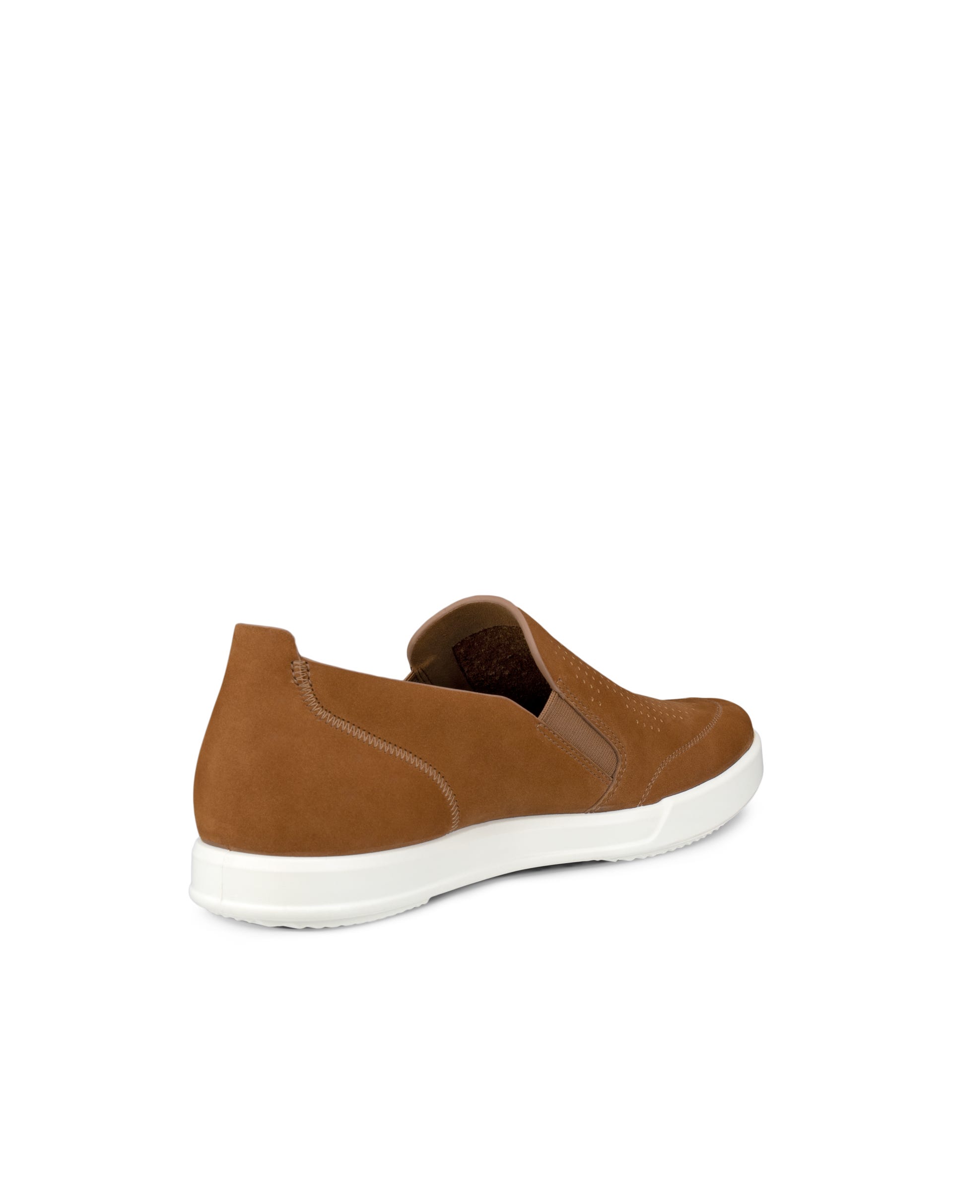 Men's ECCO® Travel Slip-On Shoe - Brown - Back