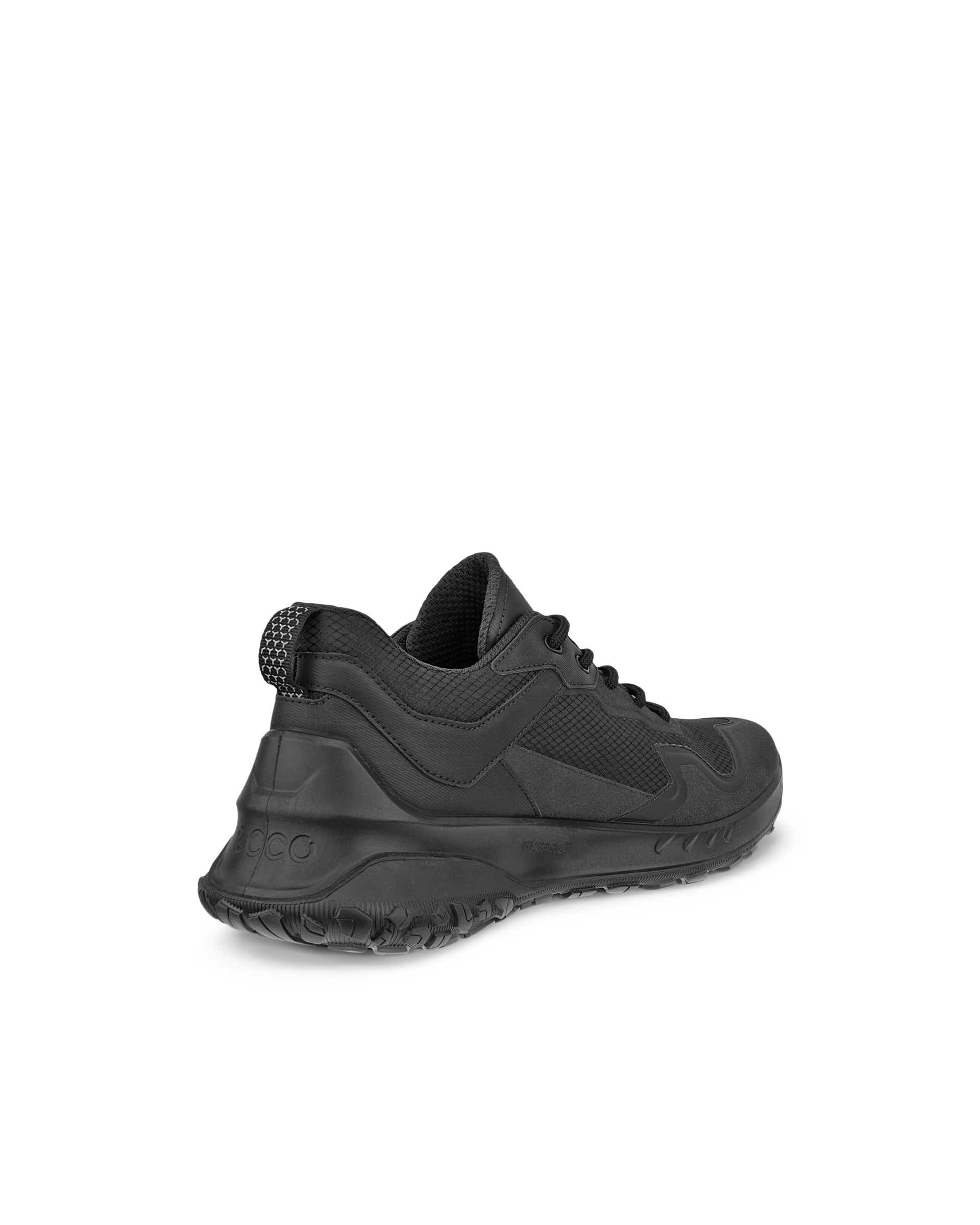 ECCO® Exostrike Kids chaussures de randonnée imperméable de plein air mi-hautes en nubuck pour enfant - Noir - Back