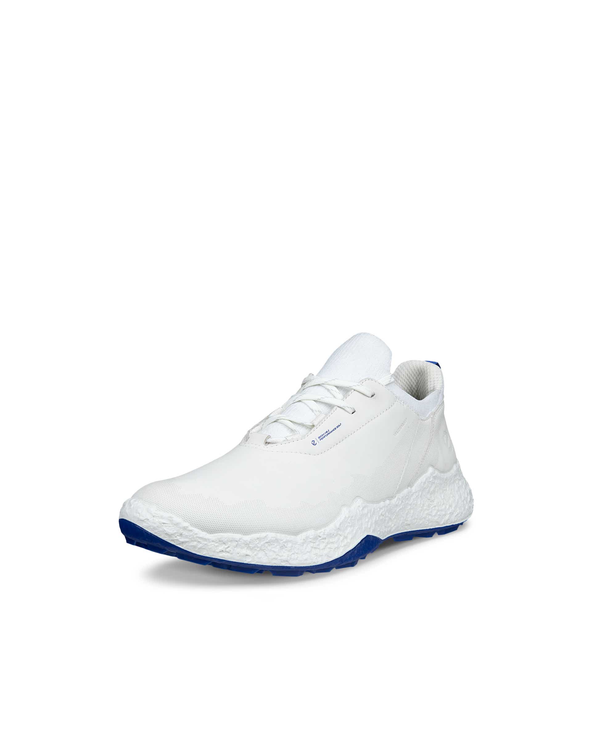 Men's ECCO® GOLF BIOM H5 Leather Waterproof Golf Shoe - White - Main